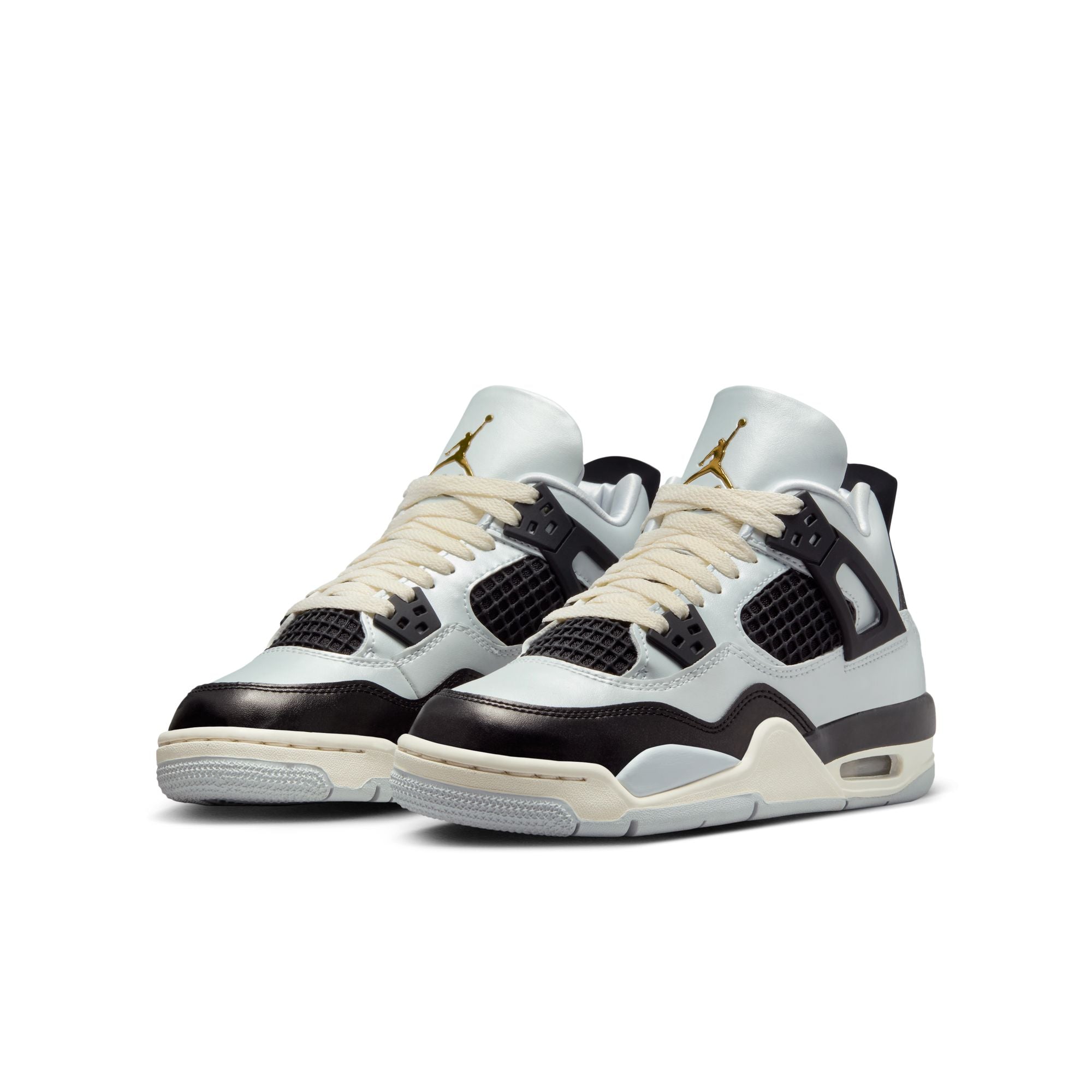 KIDS AIR JORDAN 4 RETRO GS (PURE PLATINUM)