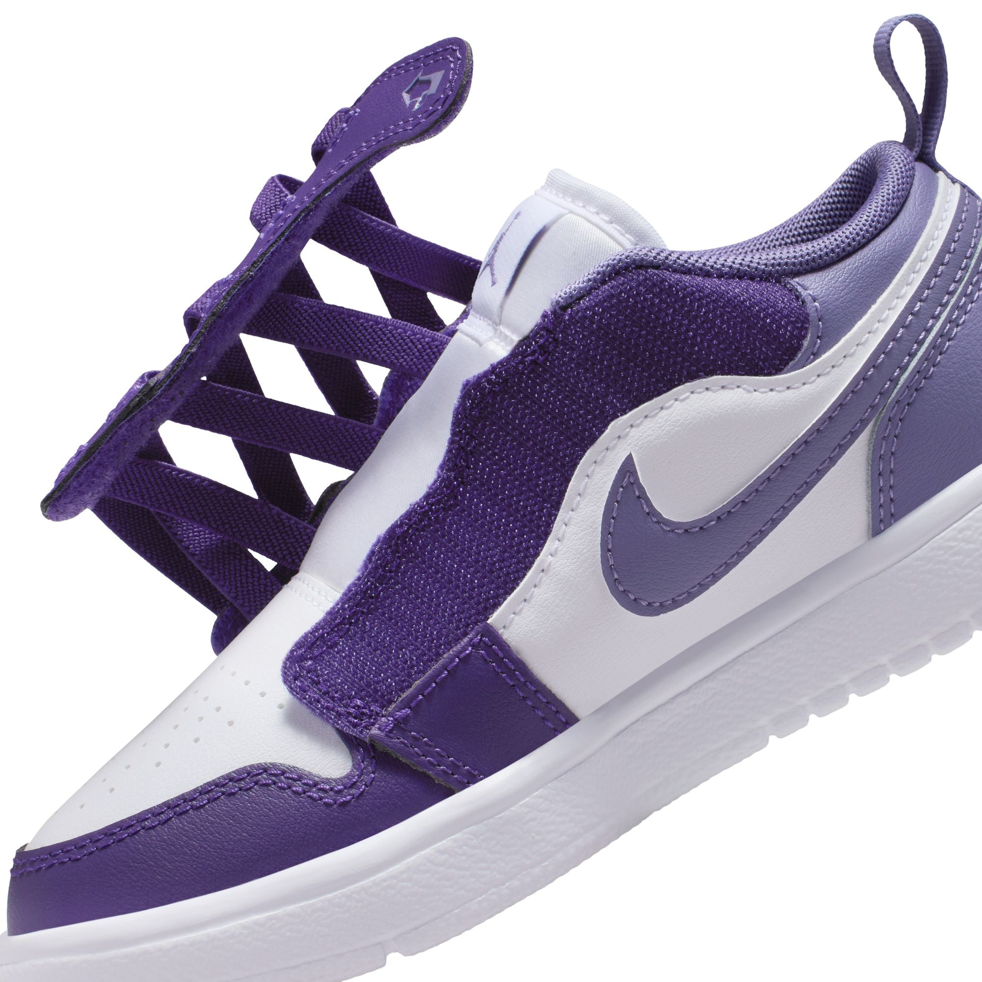 KIDS JORDAN 1 LOW ALT PS (COURT PURPLE/DUSTY AMETHYST/WHITE)