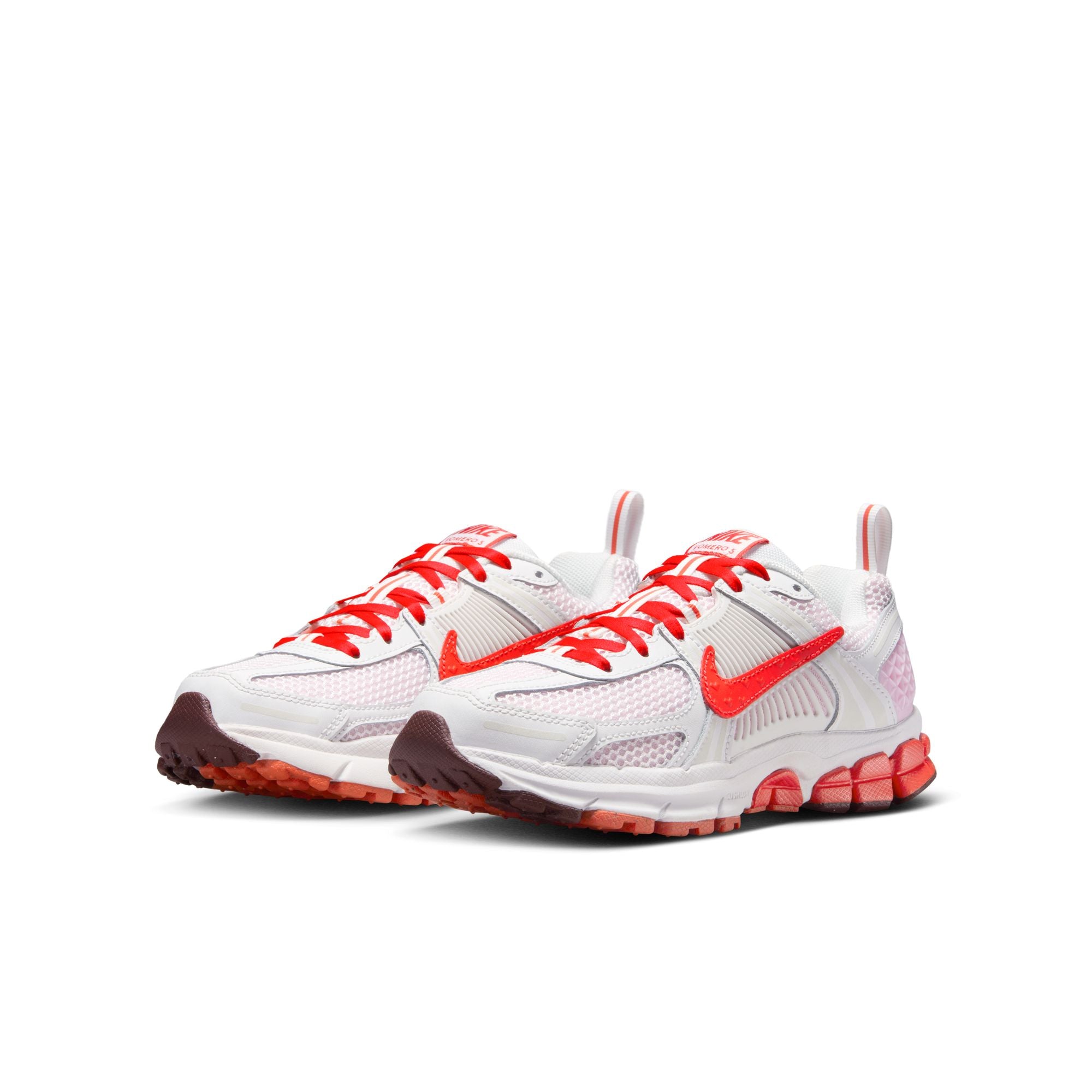 KIDS NIKE VOMERO 5 BG (SUMMIT WHITE/LT CRIMSON/PINK FOAM)