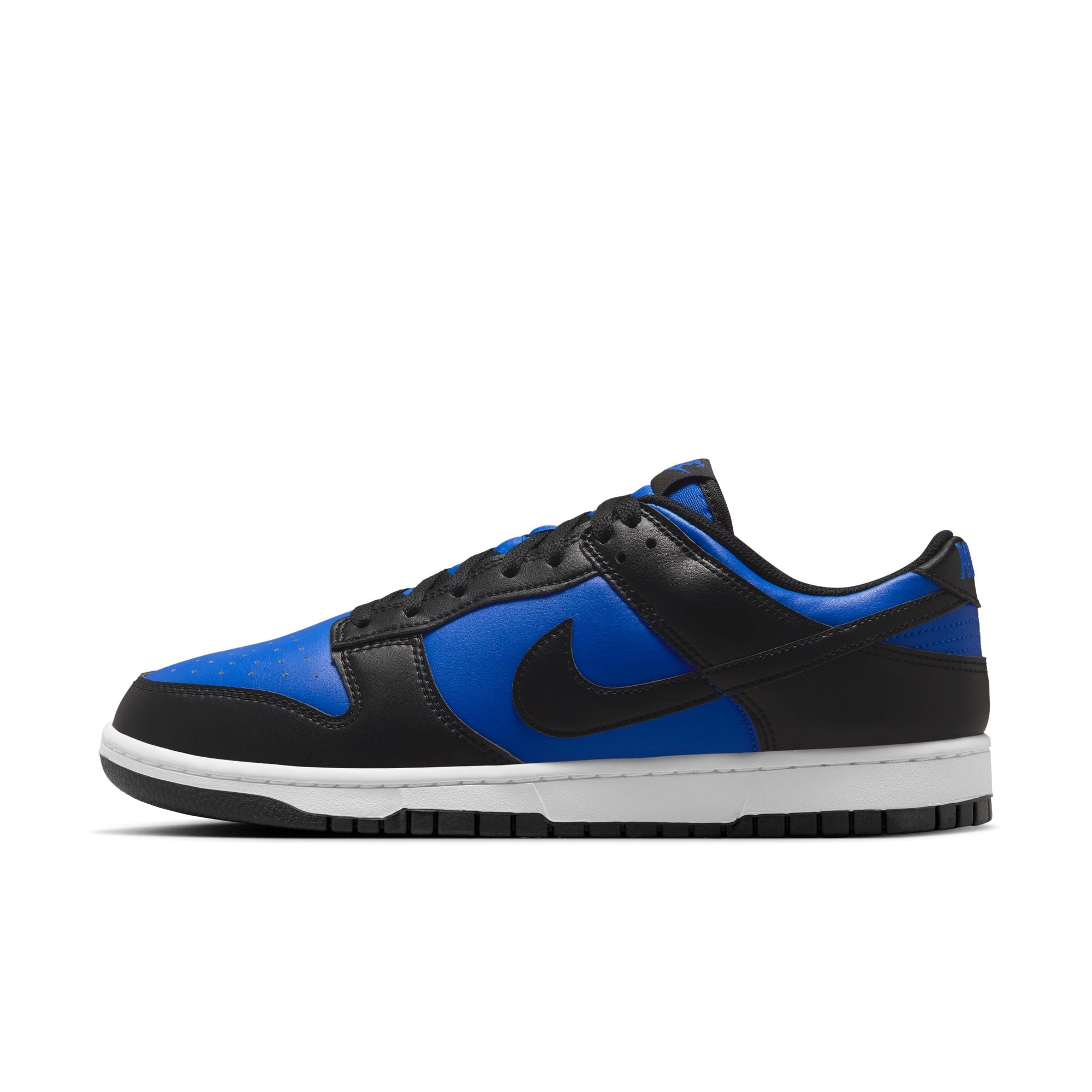 MENS NIKE DUNK LOW RETRO (HYPER ROYAL/BLACK/WHITE)