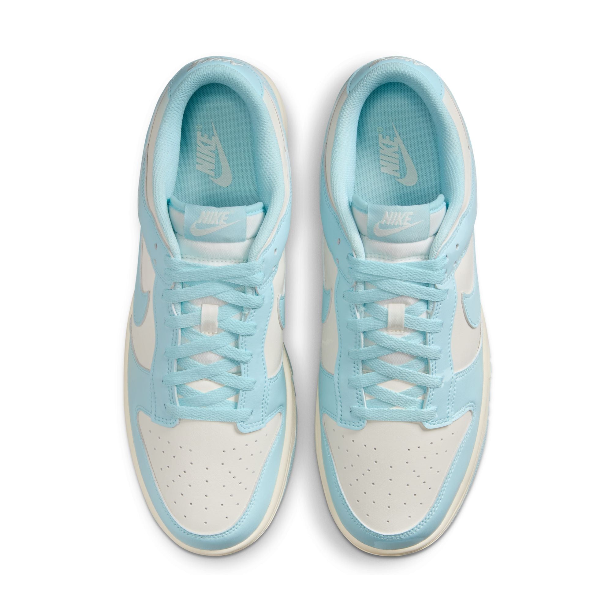 MENS NIKE DUNK LOW RETRO (PALE IVORY/GLACIER BLUE)