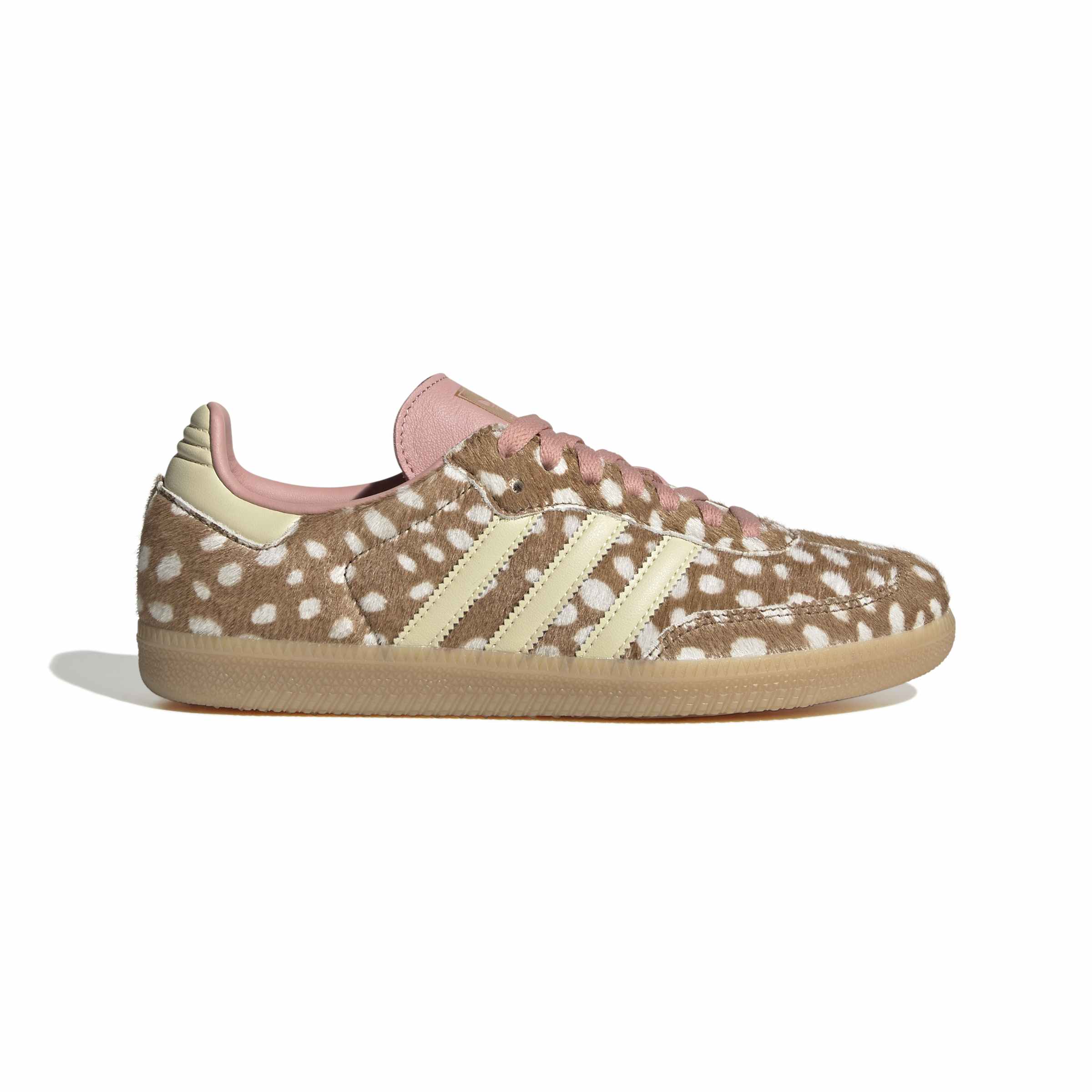 WOMENS SAMBA OG DEER PRINT (BROWN DESERT / WARM VANILLA / WONDER MAUVE)