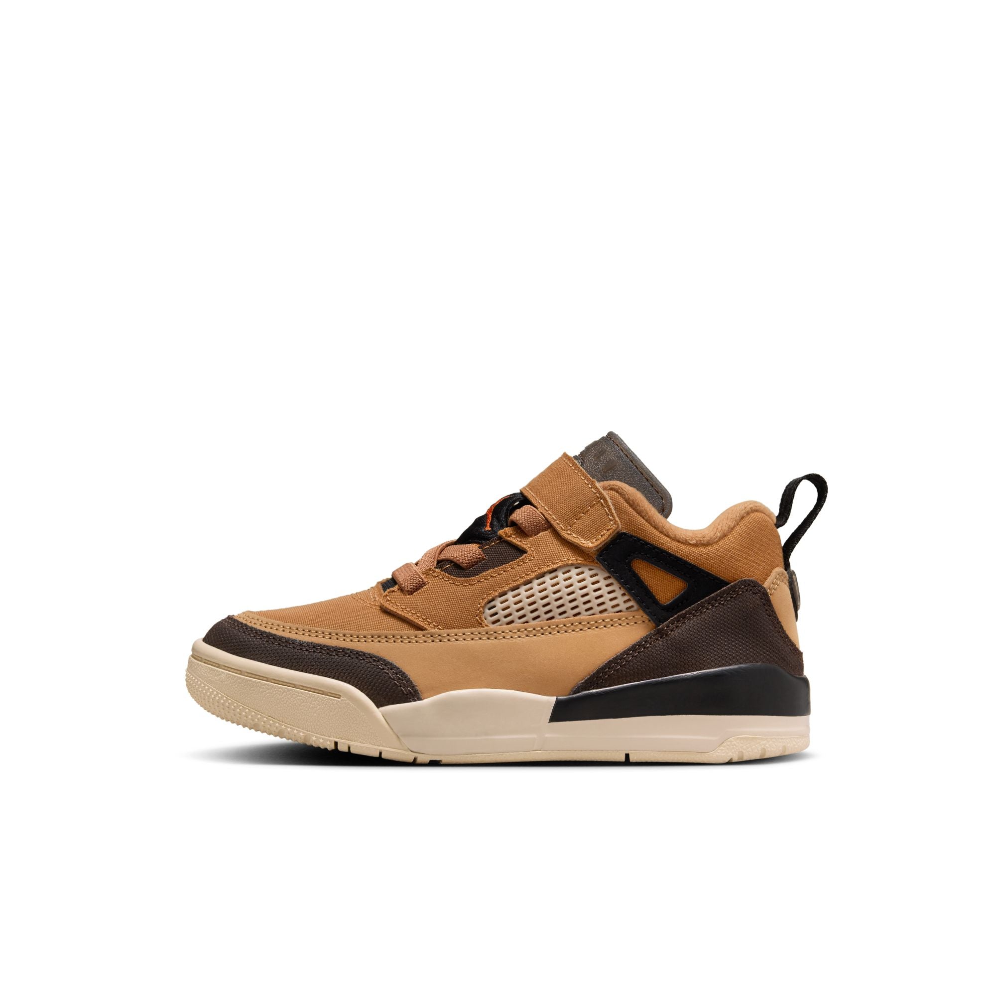 KIDS JORDAN SPIZIKE LOW PS (FLAX/BAROQUE BROWN/BLACK/SANDDRIFT)