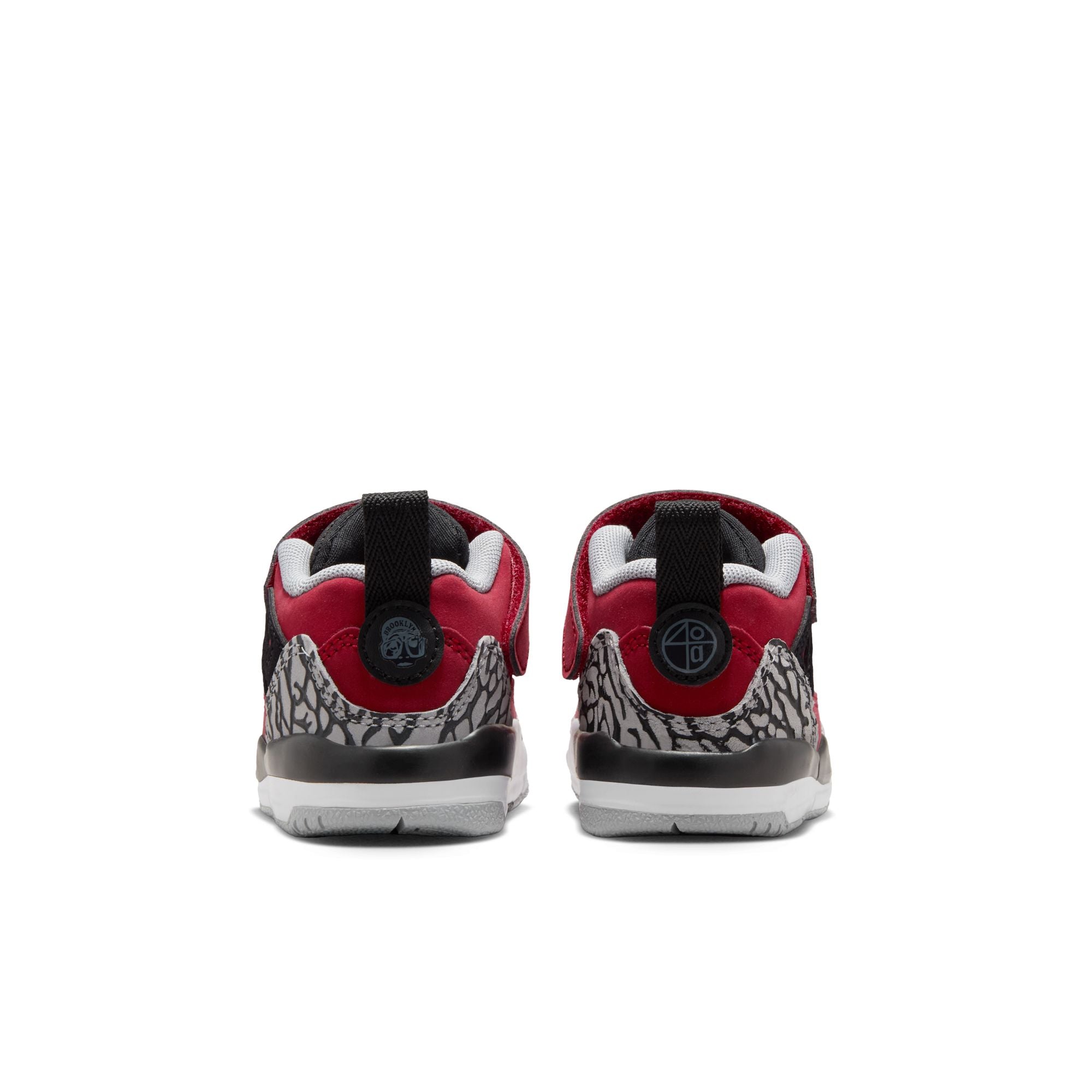 KIDS JORDAN SPIZIKE LOW TD (GYM RED/BLACK/WOLF GREY)