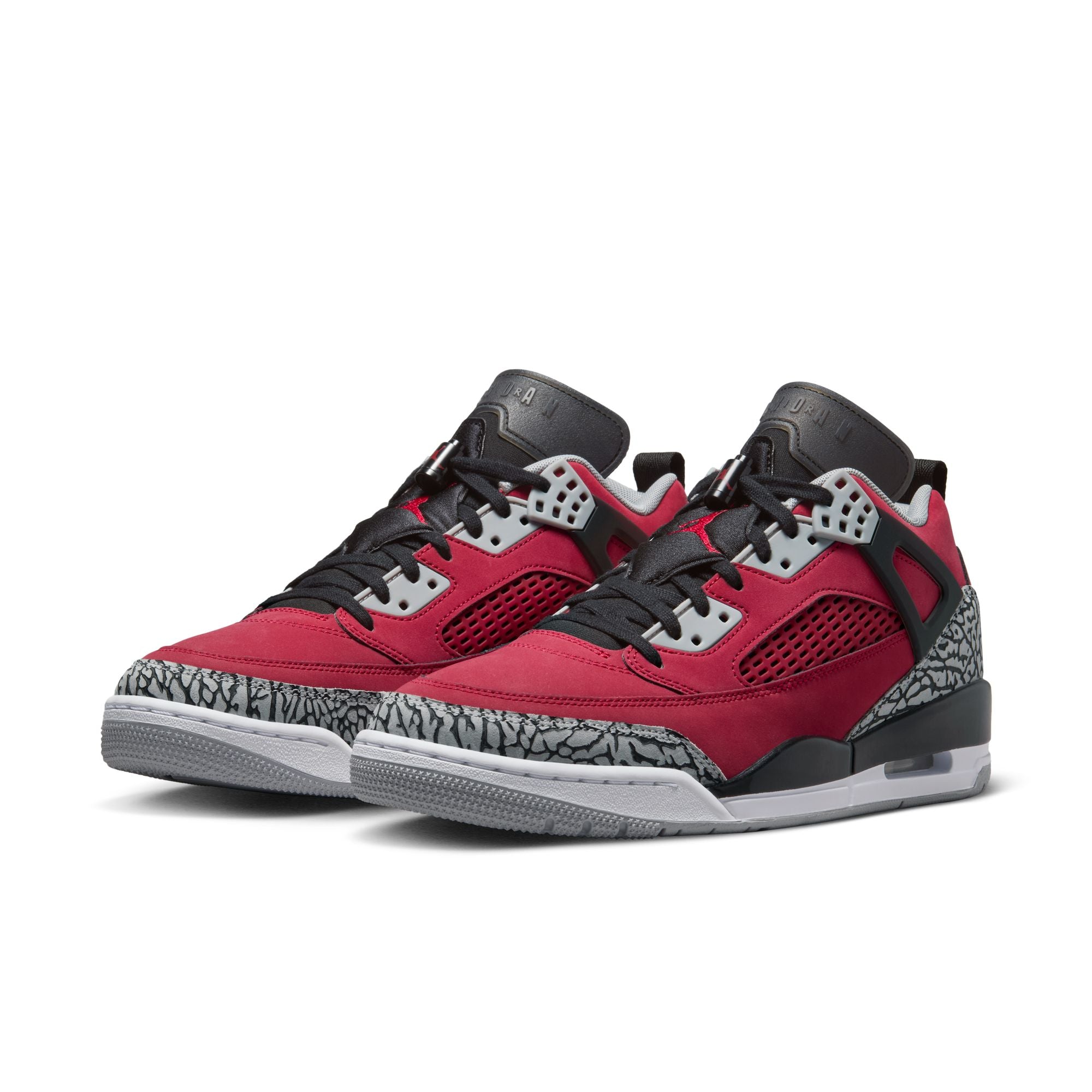 MENS JORDAN SPIZIKE LOW (GYM RED/BLACK/WOLF GREY)