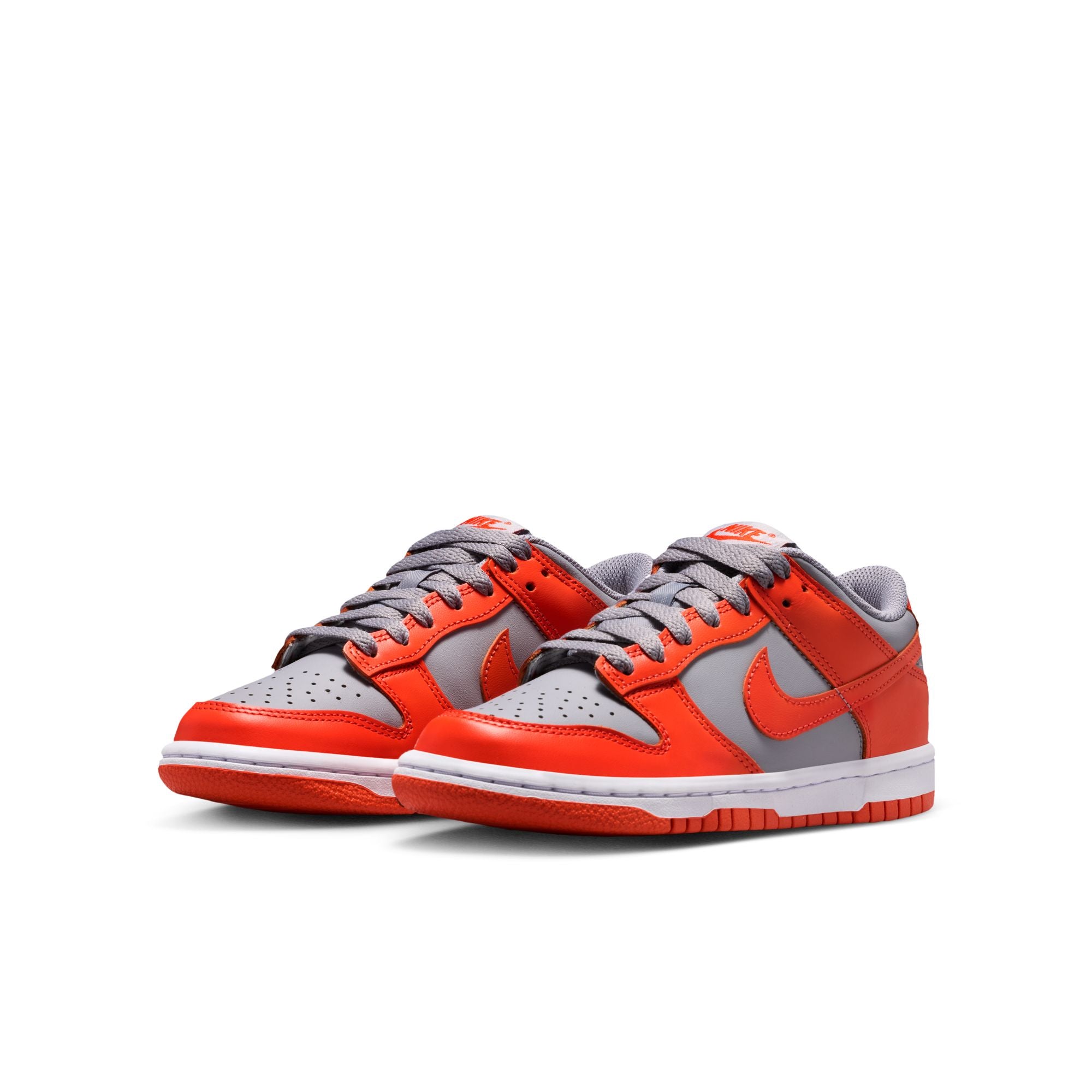 KIDS NIKE DUNK LOW GS (CEMENT GREY/TEAM ORANGE)