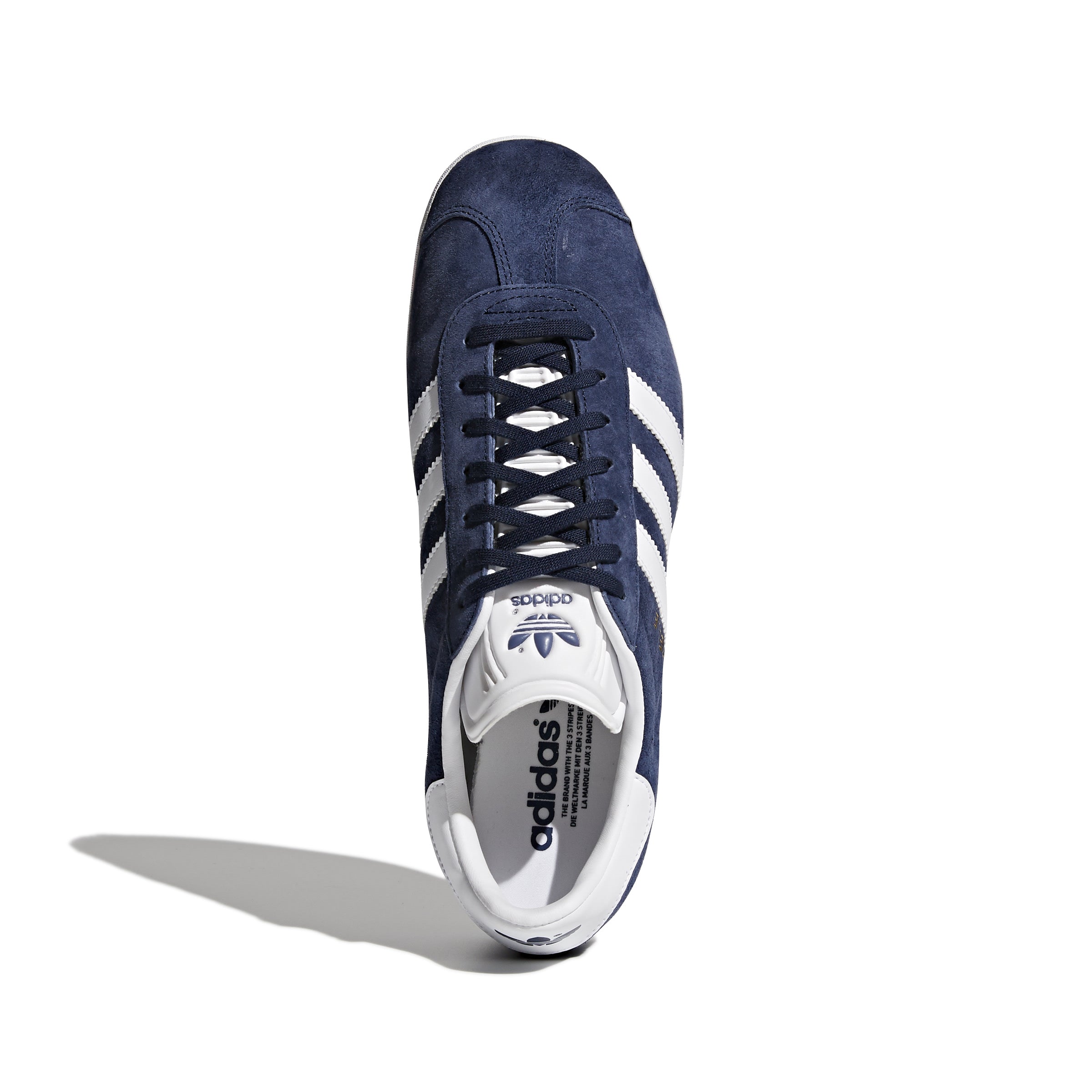 Men's ADIDAS GAZELLE (Collegiate Navy / White / Gold Metallic)