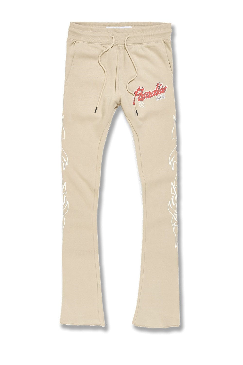 KIDS JORDAN CRAIG PARADISE TOUR STACKED SWEATPANTS (SAND)