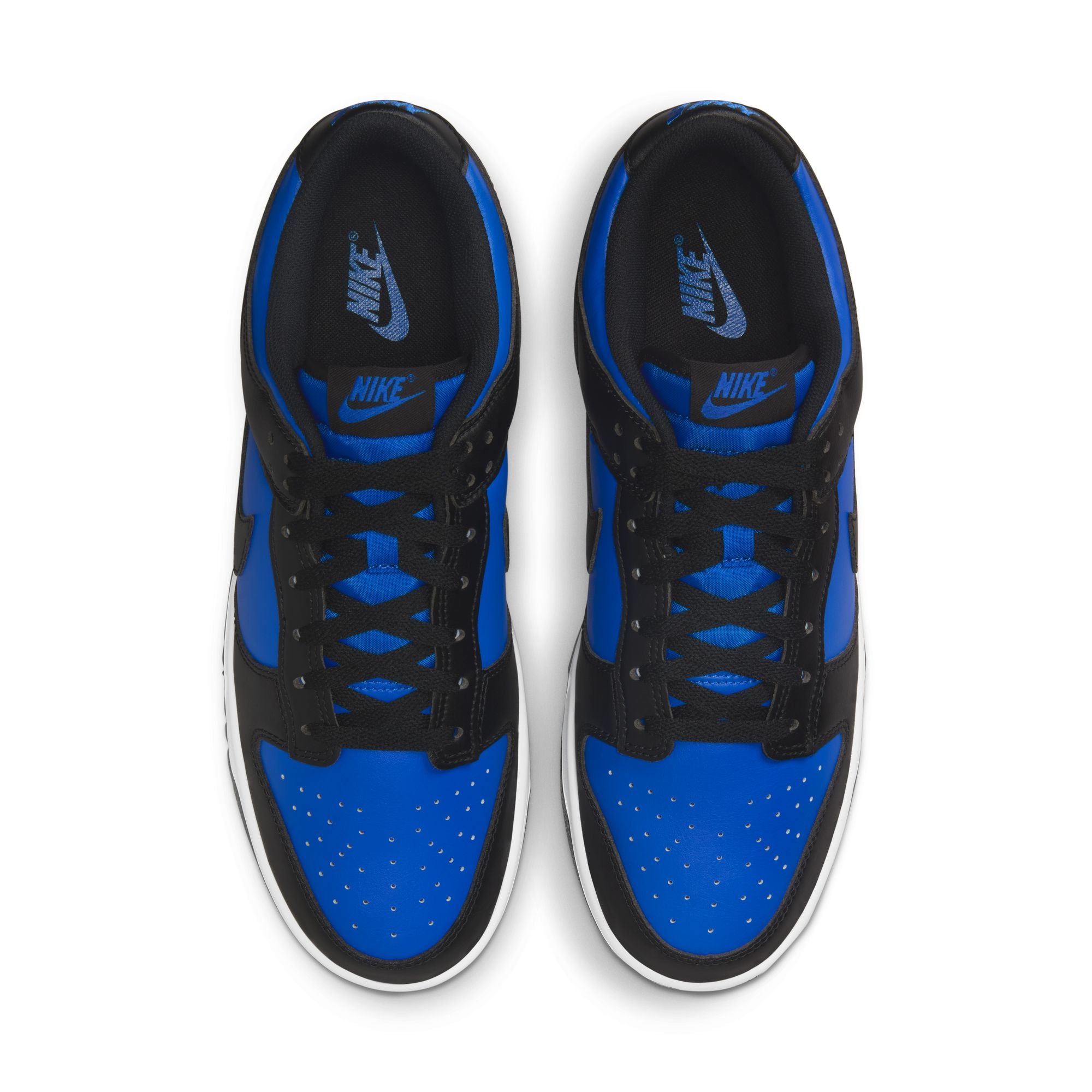 MENS NIKE DUNK LOW RETRO (HYPER ROYAL/BLACK/WHITE)