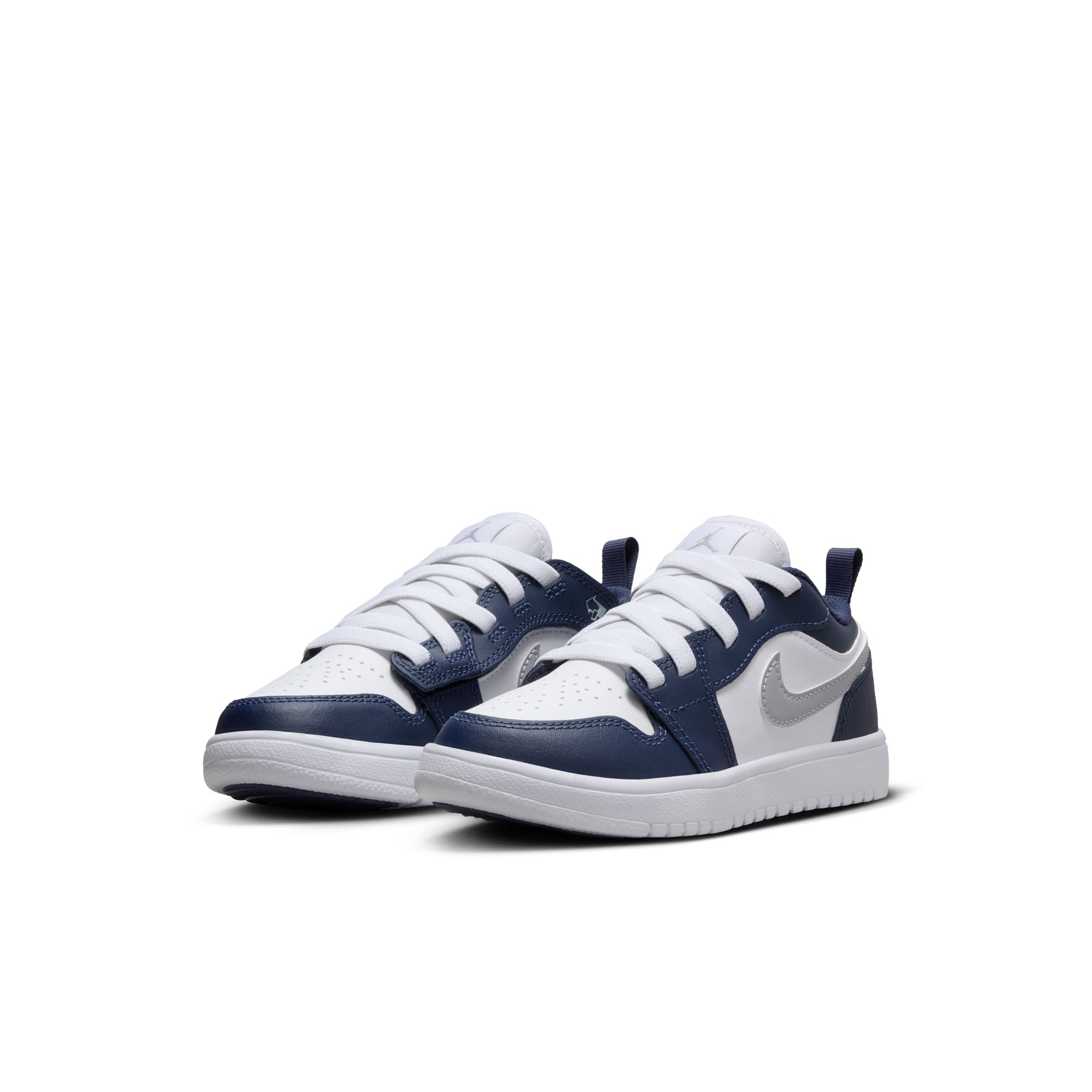 KIDS JORDAN 1 LOW ALT PS (WHITE/WOLF GREY/MIDNIGHT NAVY)