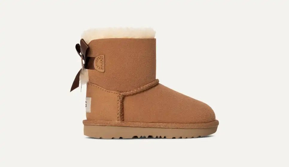 TODDLERS UGGS MINI BAILEY BOW II (CHESTNUT)