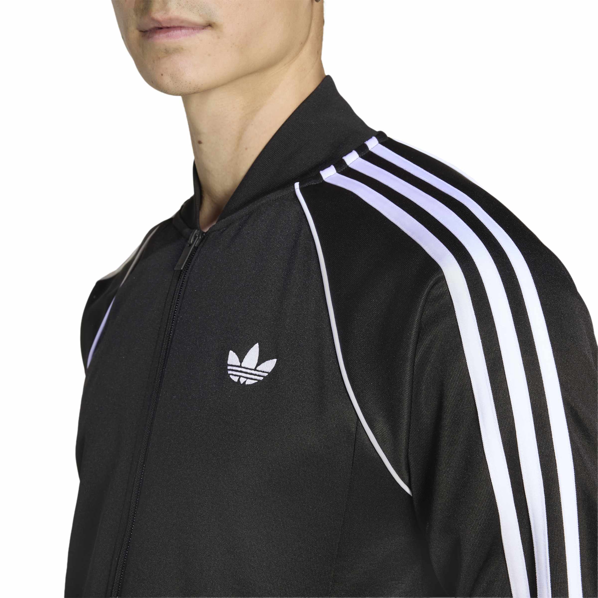 MENS ADIDAS SST TRACK TOP (BLACK)