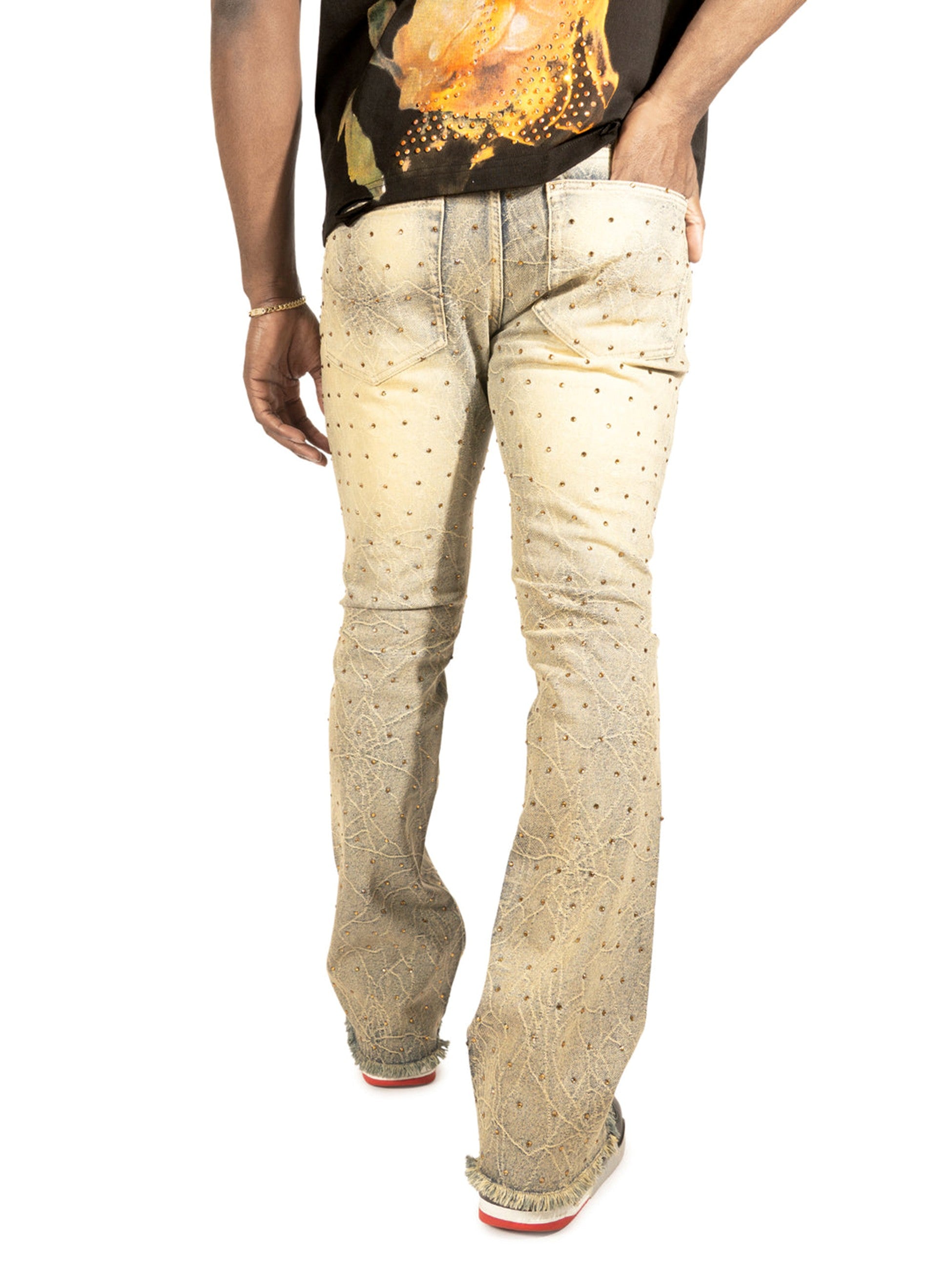 MENS FROST ORIGINALS ROMANO STACKED STONE JEAN (DIRT)