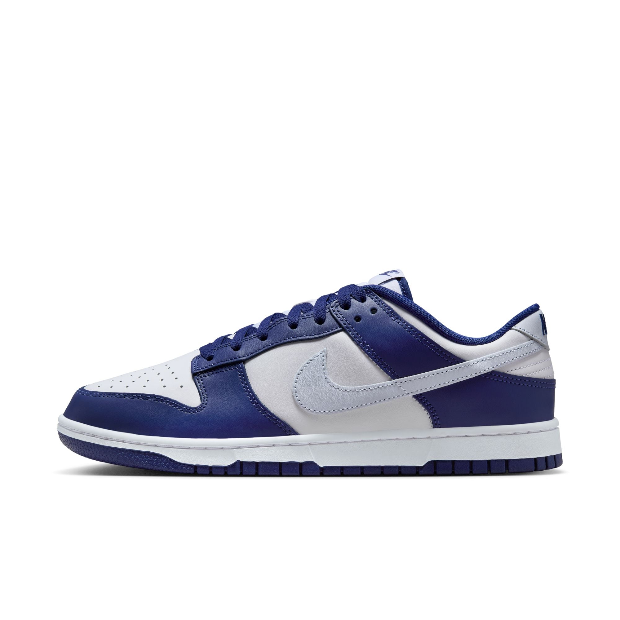 MENS NIKE DUNK LOW RETRO (DEEP ROYAL BLUE/FOOTBALL GREY/WHITE)