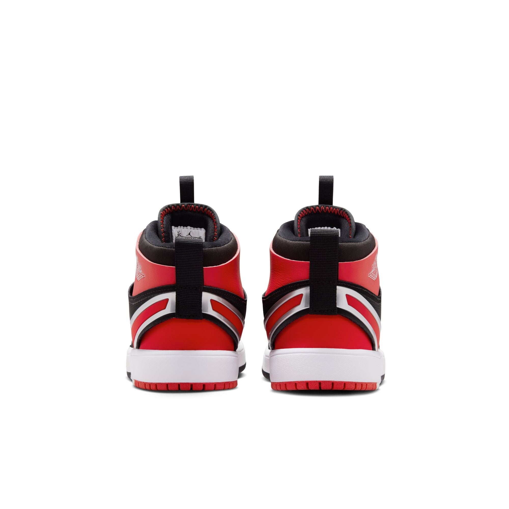 KIDS JORDAN 1 MID RM EASYON PS (BLACK/UNIVERSITY RED/WHITE)