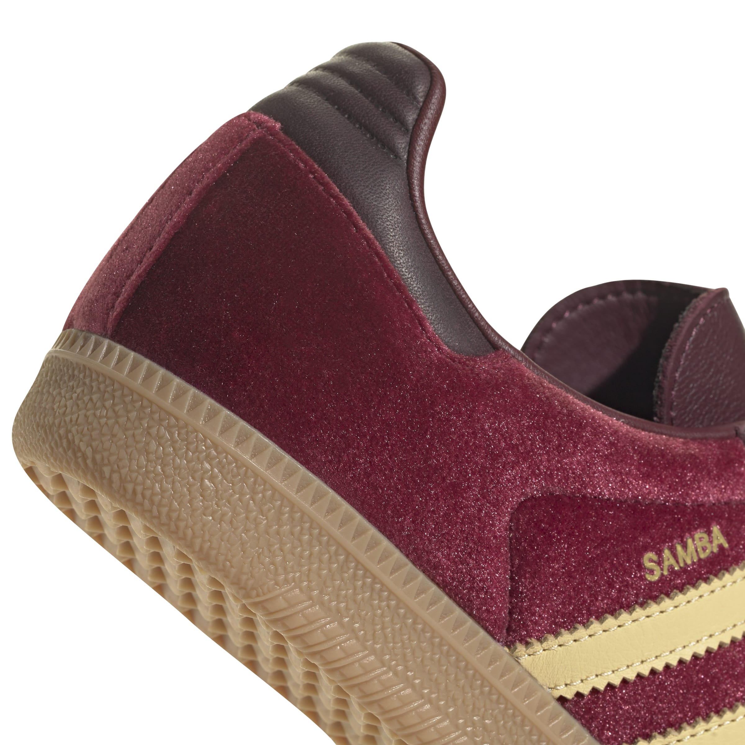 WOMENS ADIDAS SAMBA OG (RED/MAROON/GUM)
