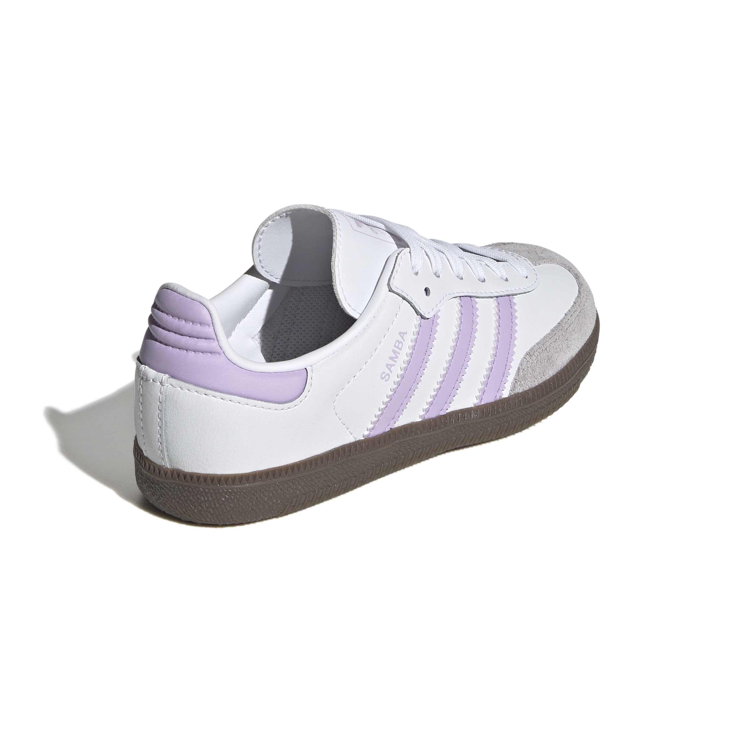 KIDS ADIDAS SAMBA C (WHITE/POWPLU/GUM)