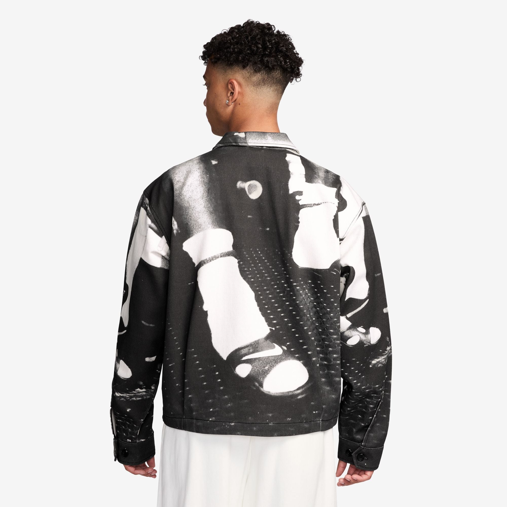 MENS NIKE NL FIELD SPORT JACKET (BLACK/WHITE)