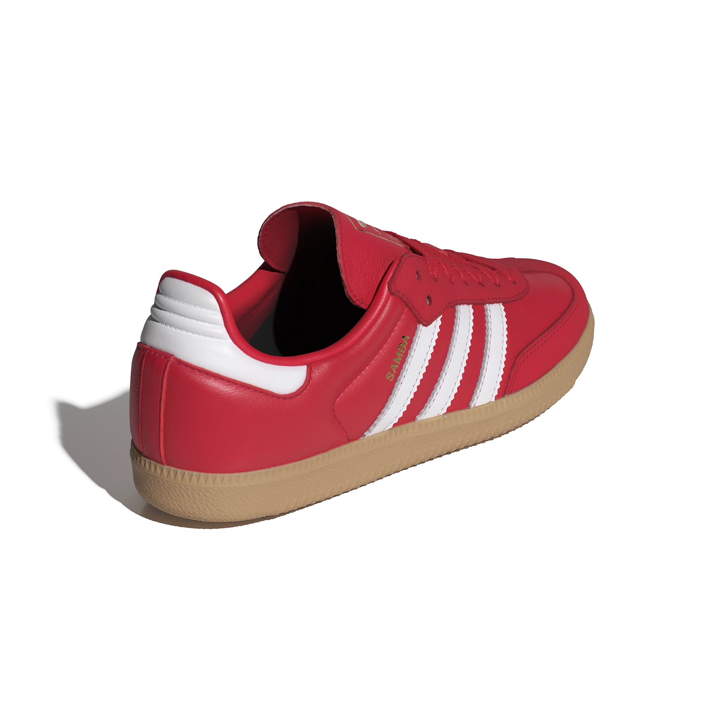 WOMENS SAMBA OG (BETTER SCARLET / CLOUD WHITE / GOLD METALLIC)