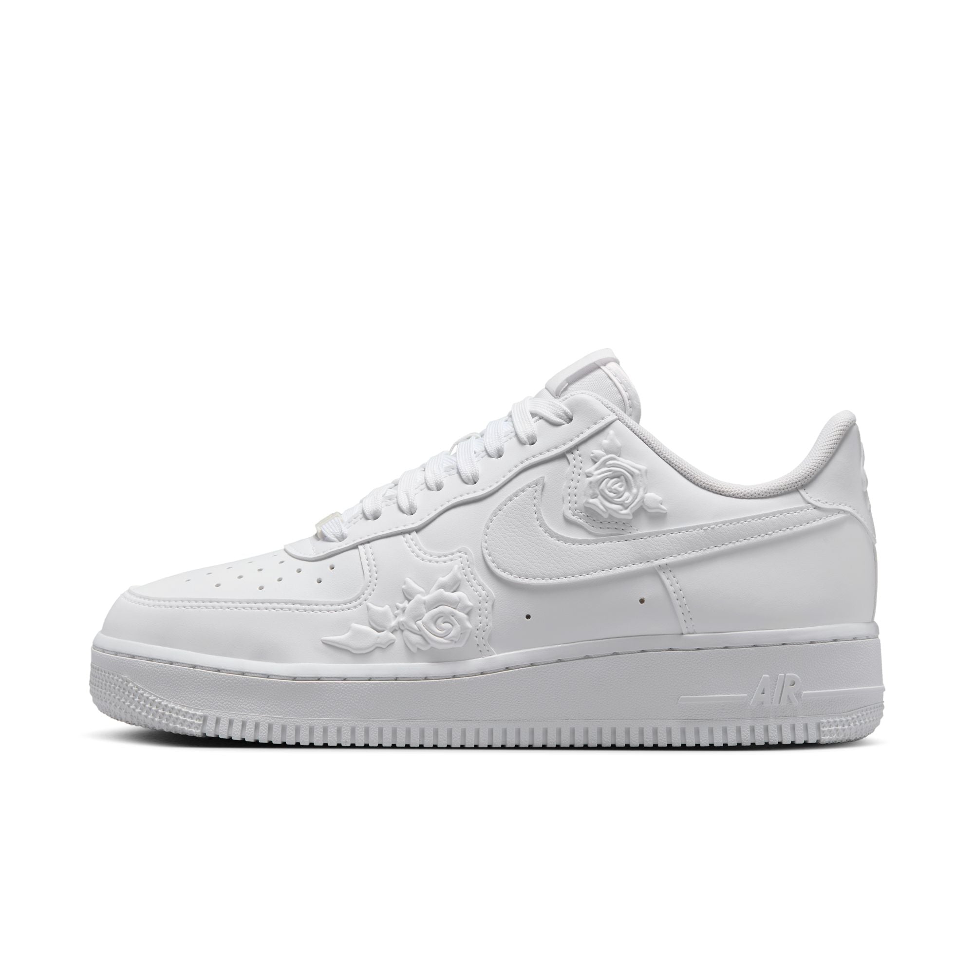 WOMENS NIKE AIR FORCE 1 '07 (WHITE ROSES)