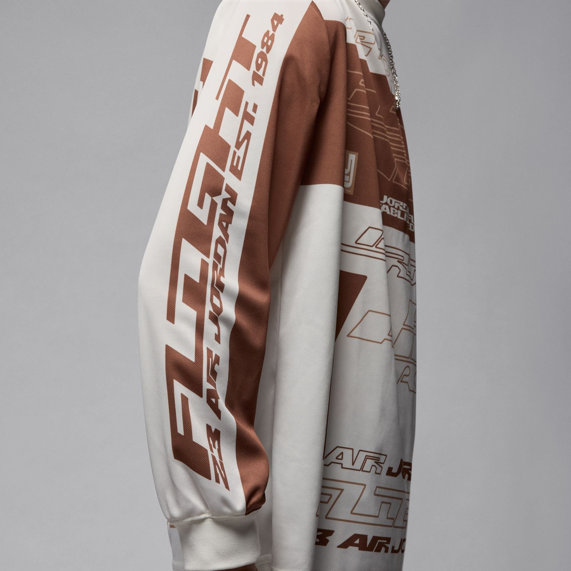 MJ MVP All Over Print LS Top (SAIL/BROWN)