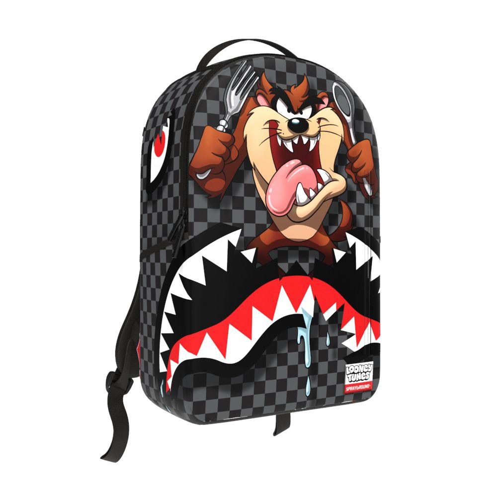LOONY TUNES TAZ SHARK BITE BAG DLSXV BACKPACK