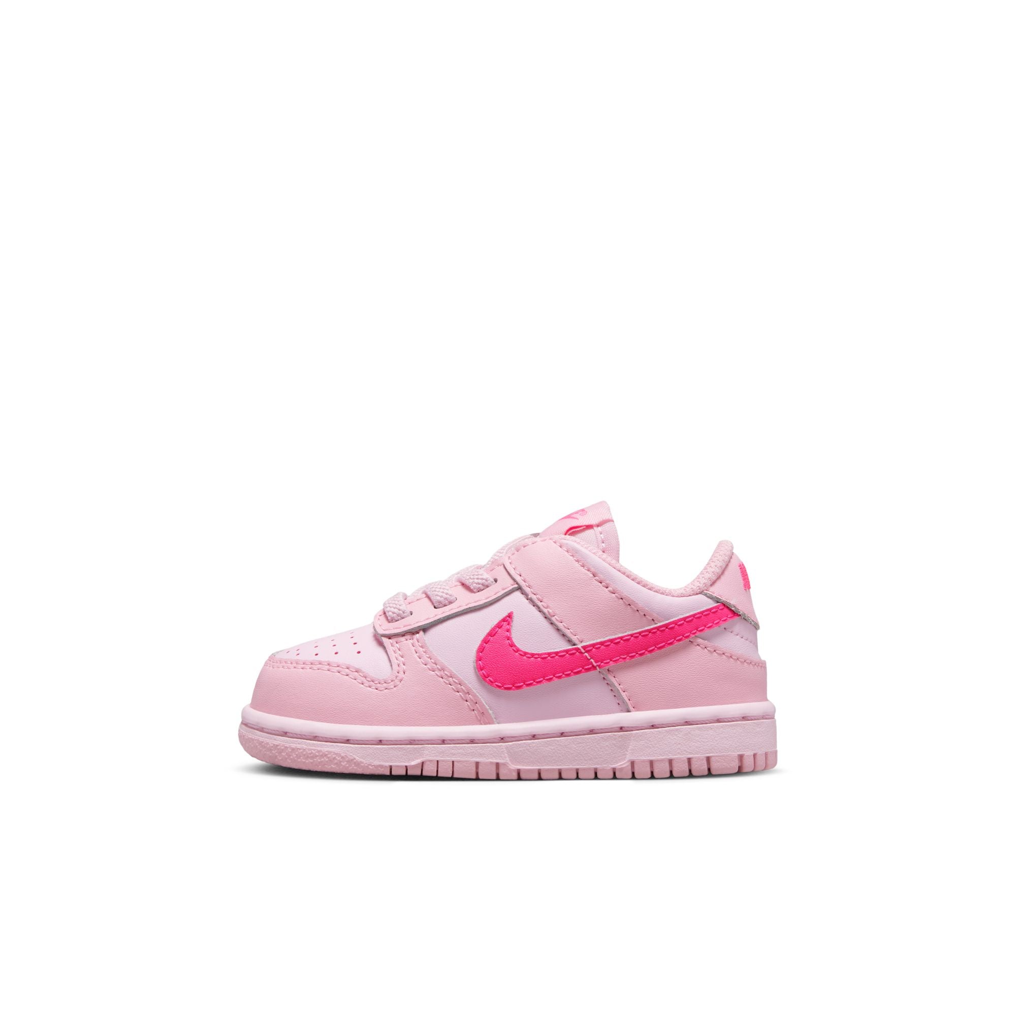 KIDS NIKE DUNK LOW TDE (MED SOFT PINK/PINK FOAM/HYPER PINK)