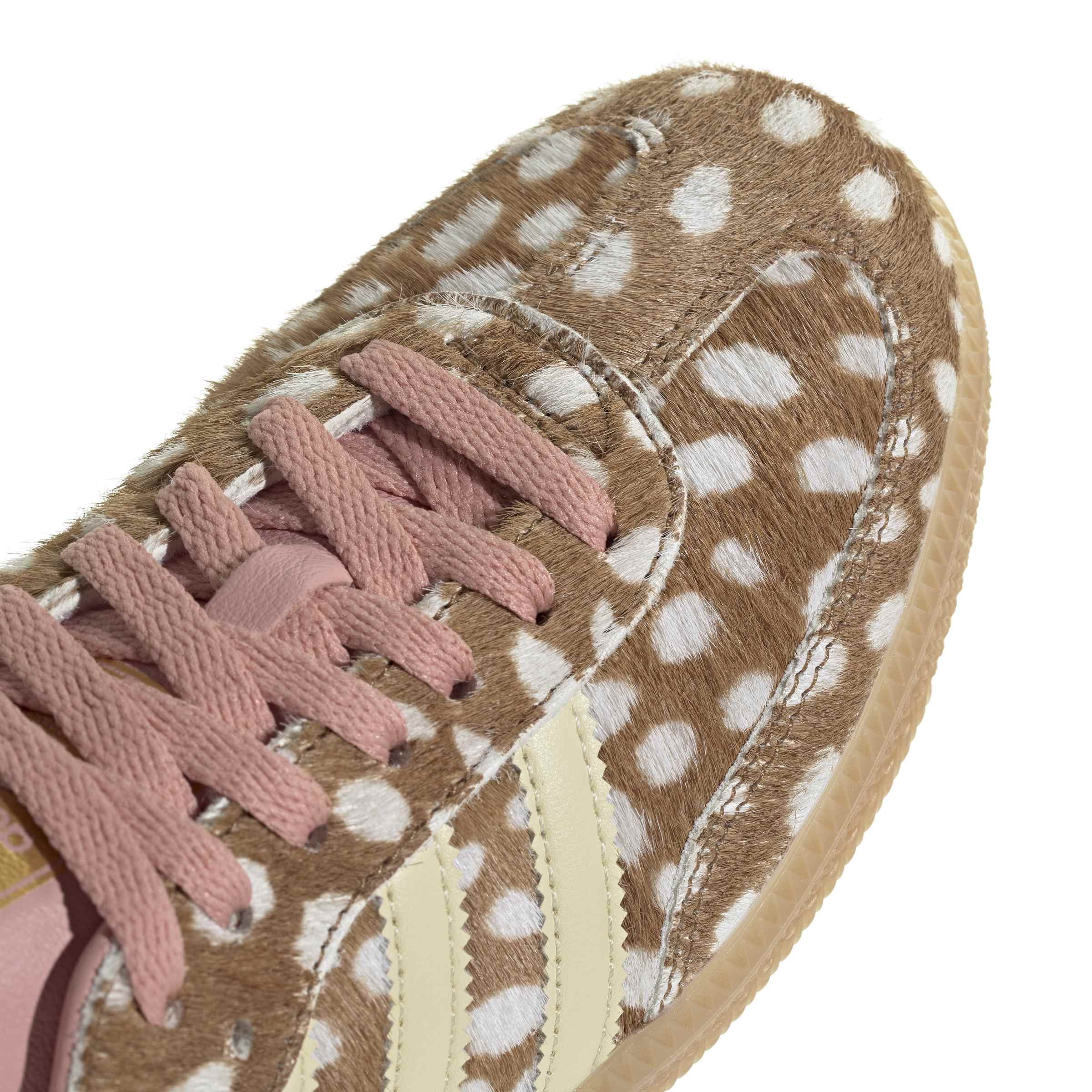WOMENS SAMBA OG DEER PRINT (BROWN DESERT / WARM VANILLA / WONDER MAUVE)