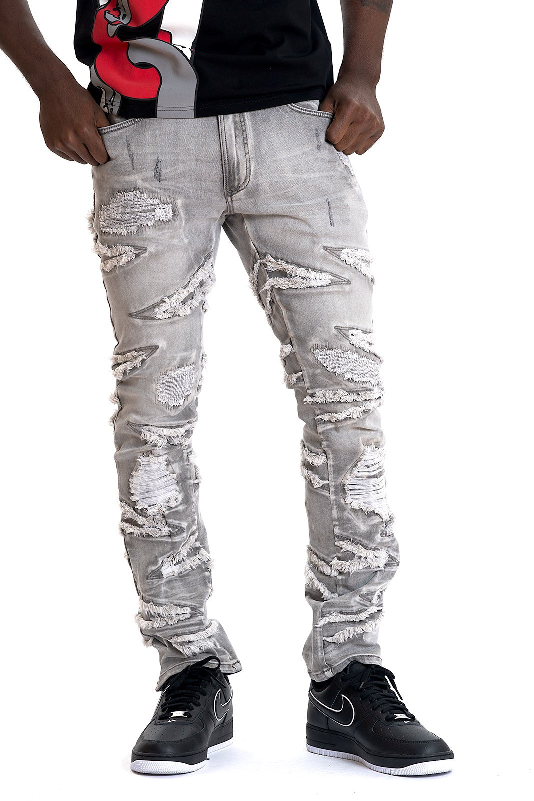 MENS MAKOBI LOMBARDI JEAN (GREY)