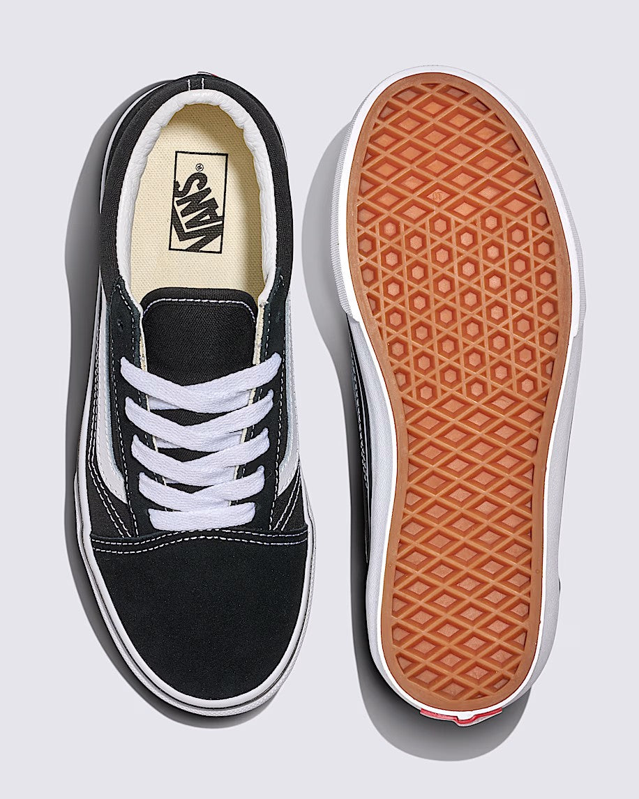 KIDS VANS OLD SKOOL J (BLACK/WHITE)