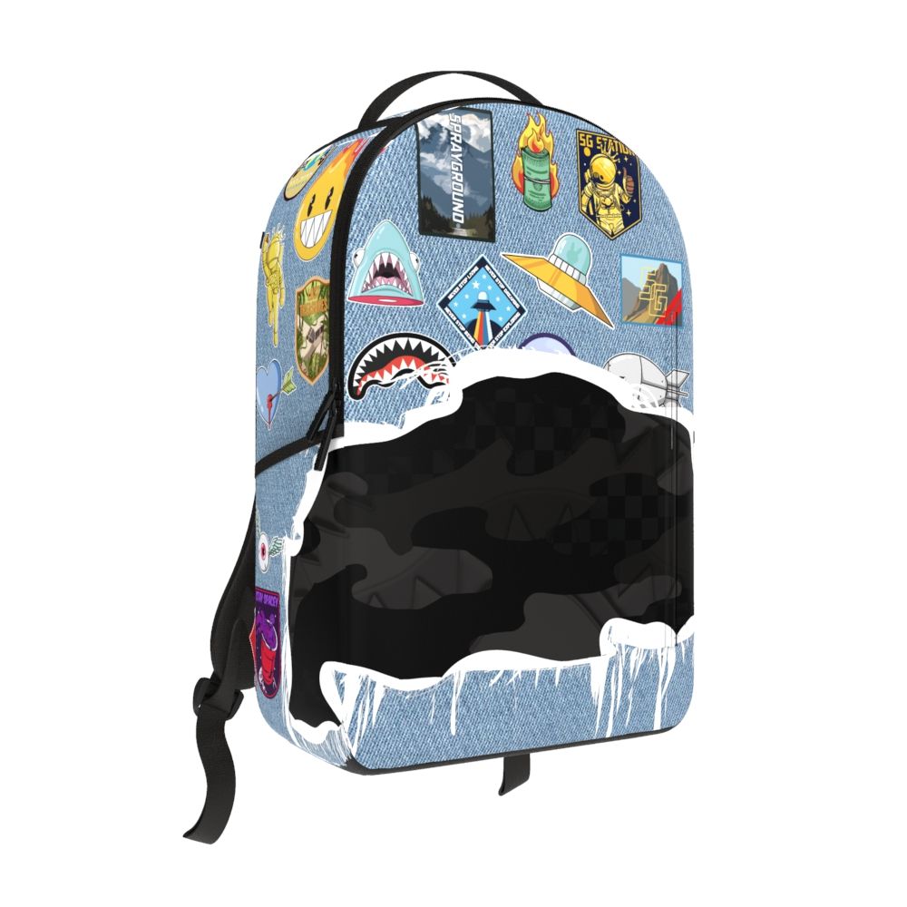 DENIM TEAR 3AM PATCHES DLXSV BACKPACK