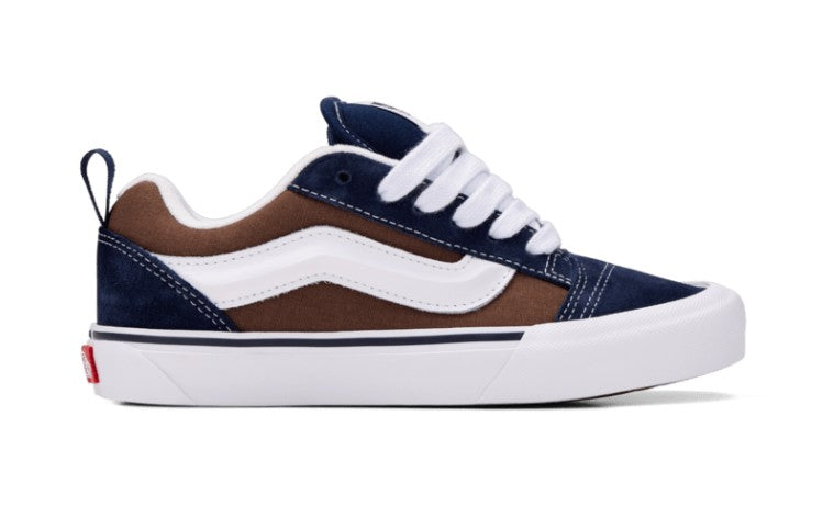 KIDS VANS KNU SKOOL J NINETIES MULTI (NAVY/BROWN)