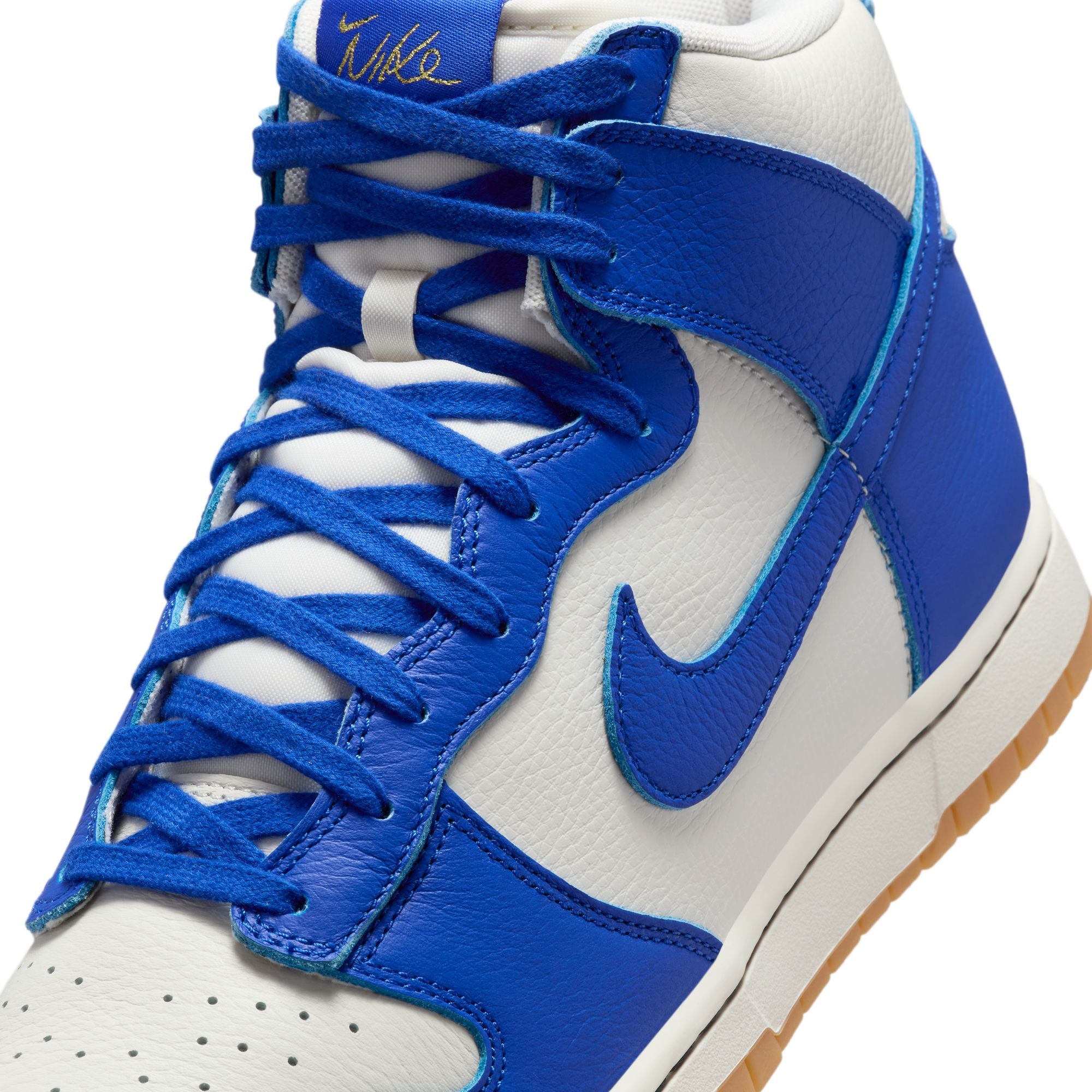 MENS NIKE DUNK HI RETRO SE (RACER BLUE)