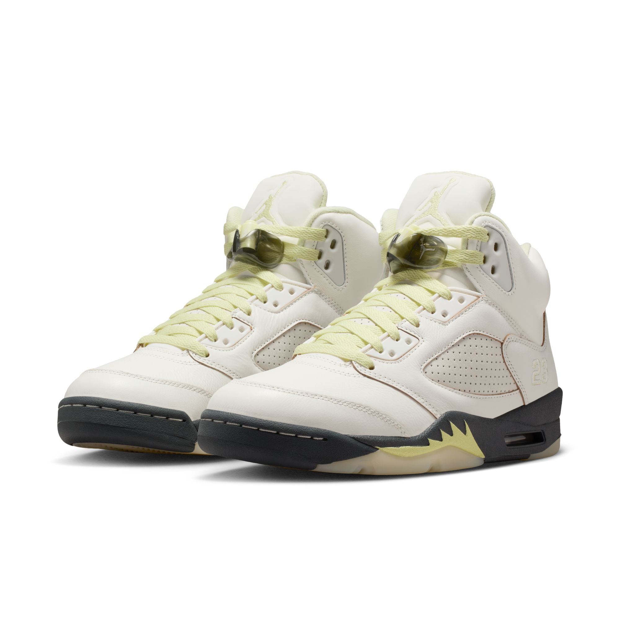 WOMENS AIR JORDAN 5 RETRO (LUMINOUS GREEN)