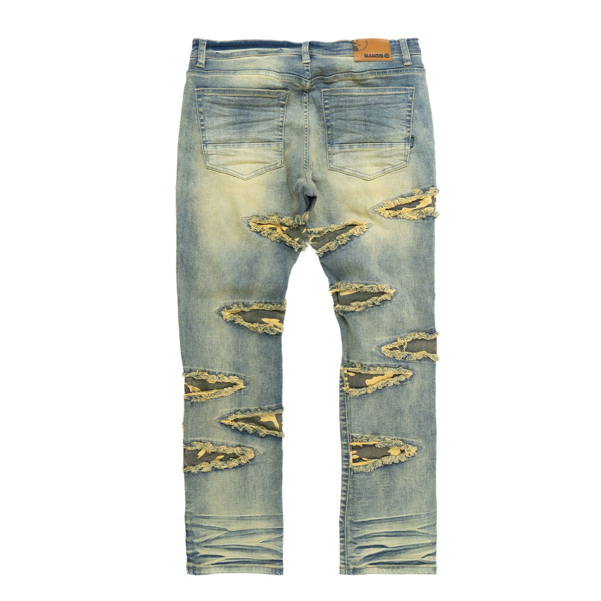 MENS MAKOBI SASSARI DENIM JEAN (DIRT)