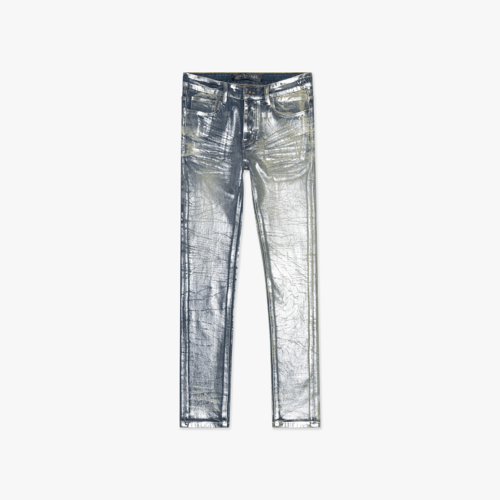 MENS VALABASAS "MR.FLEX" WAXED JEAN (SILVER WAXED)