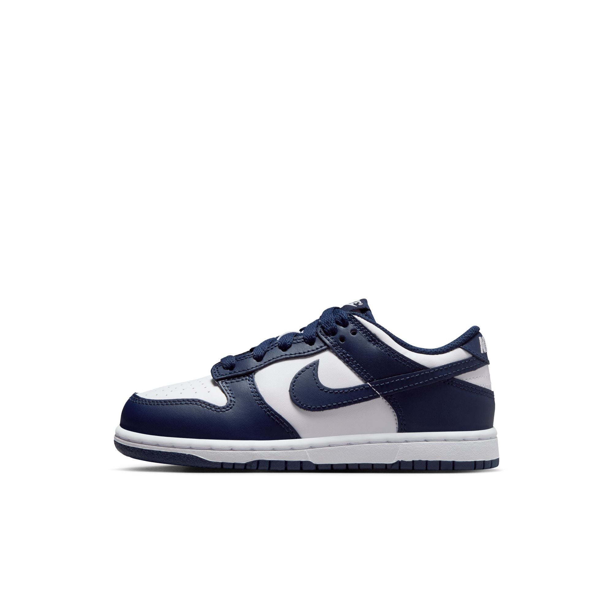 KIDS NIKE DUNK LOW PSE (WHITE/MIDNIGHT NAVY)