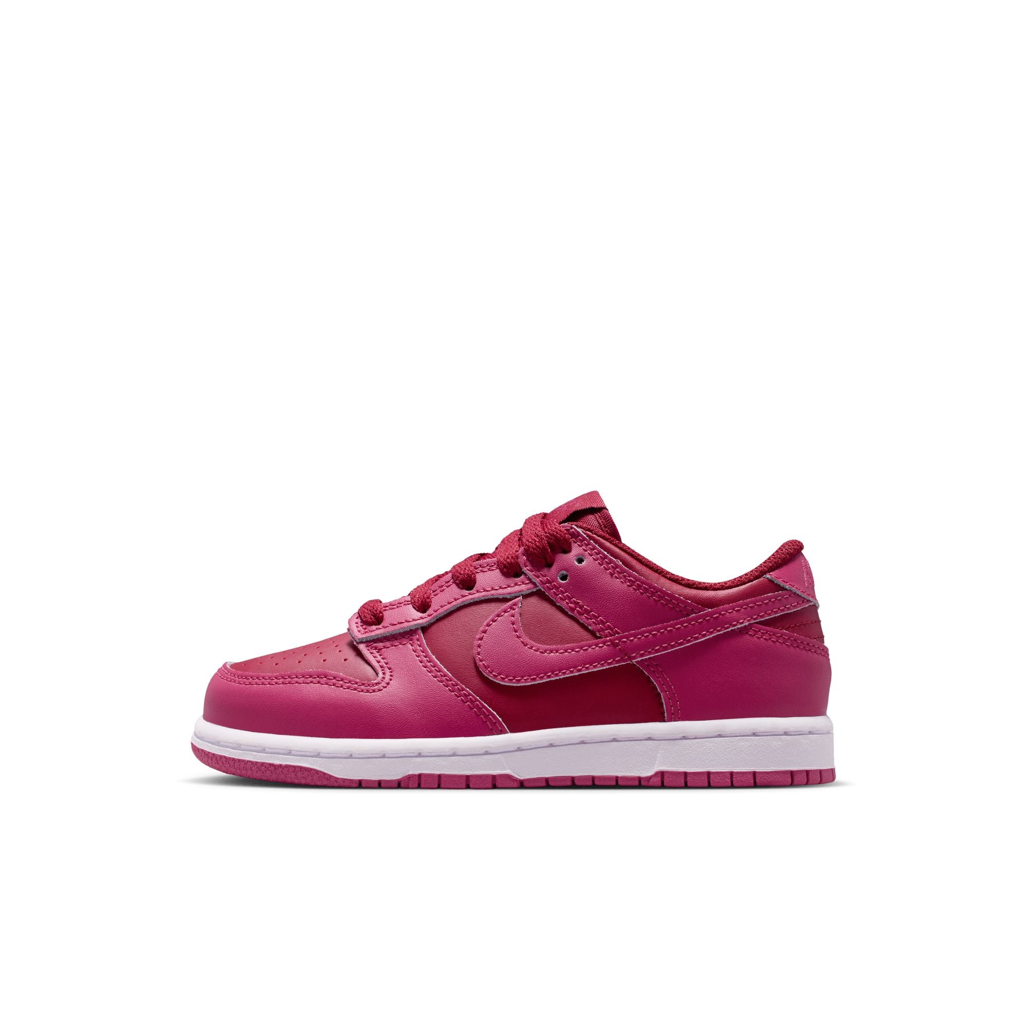 KIDS NIKE DUNK LOW PSE (TEAM RED/SWEET BEET/WHITE)