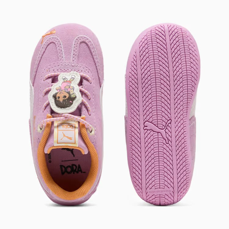 KIDS PUMA X DORA THE EXPLORER SPEEDCAT TD (MAUVE GLOW-POWDER PINK)