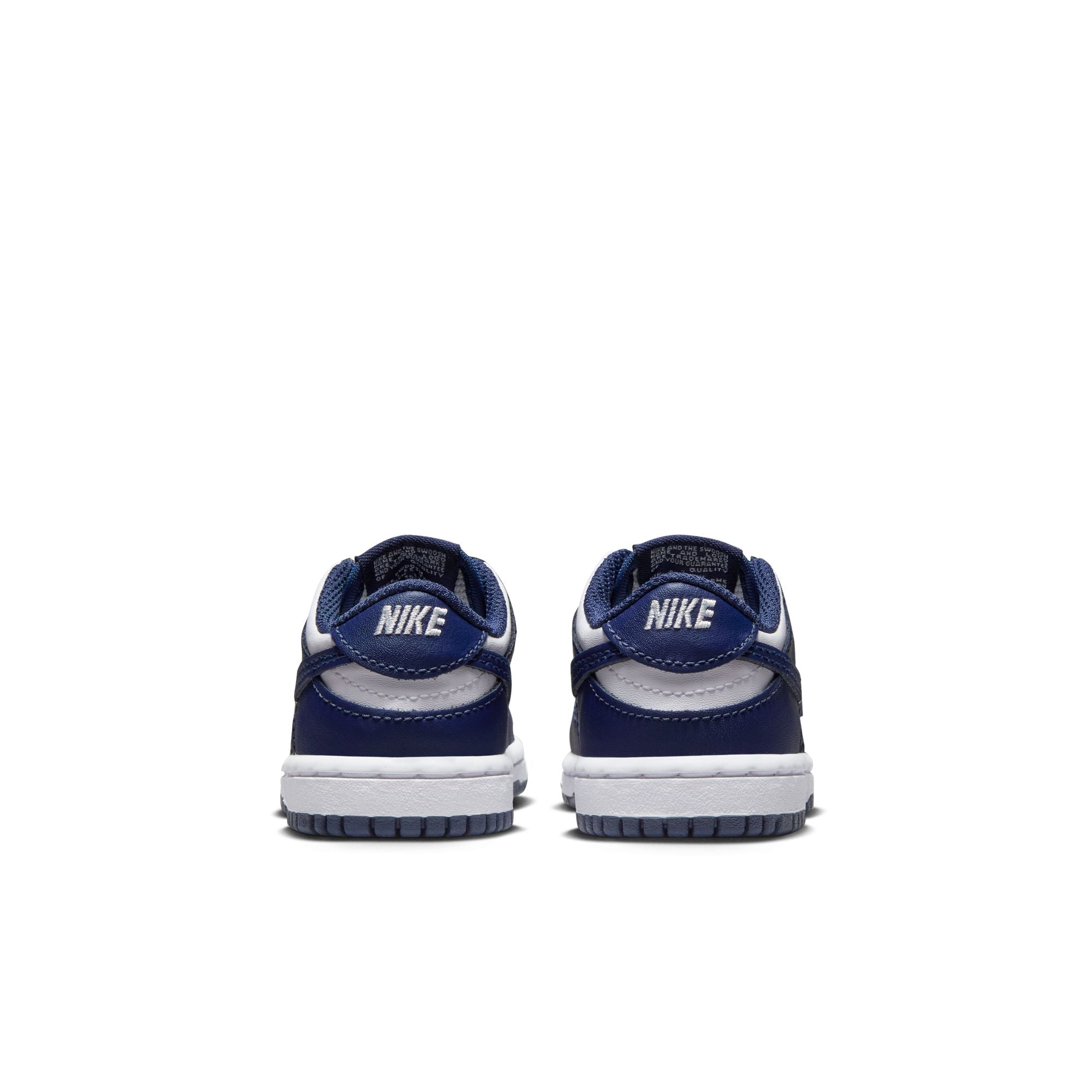 KIDS NIKE DUNK LOW TD (WHITE/MIDNIGHT NAVY)