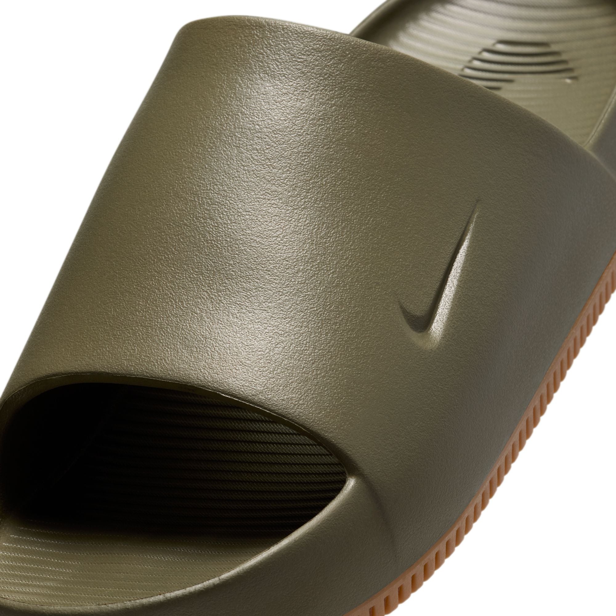 MENS NIKE CALM SLIDE (MEDIUM OLIVE/GUM/ MED BROWN)