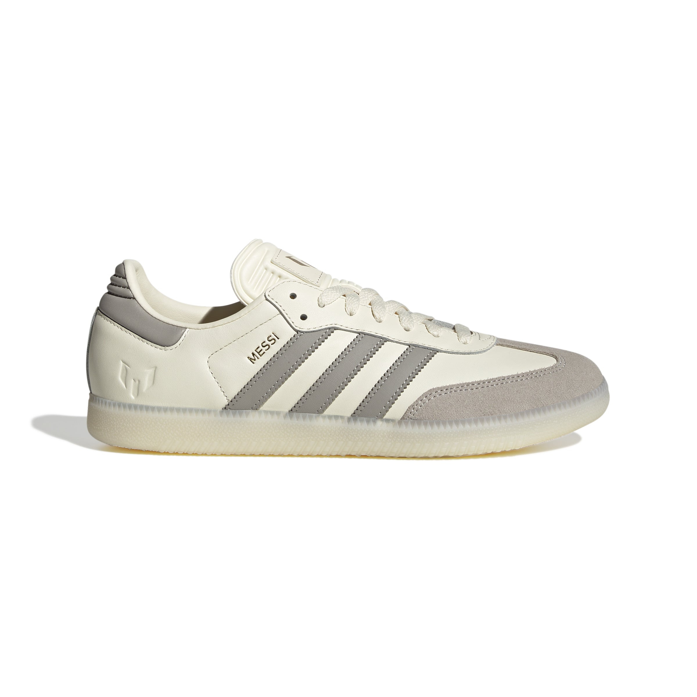 MENS ADIDAS SAMBA MESSI (CREAM WHITE / LIGHT BROWN / GOLD METALLIC)