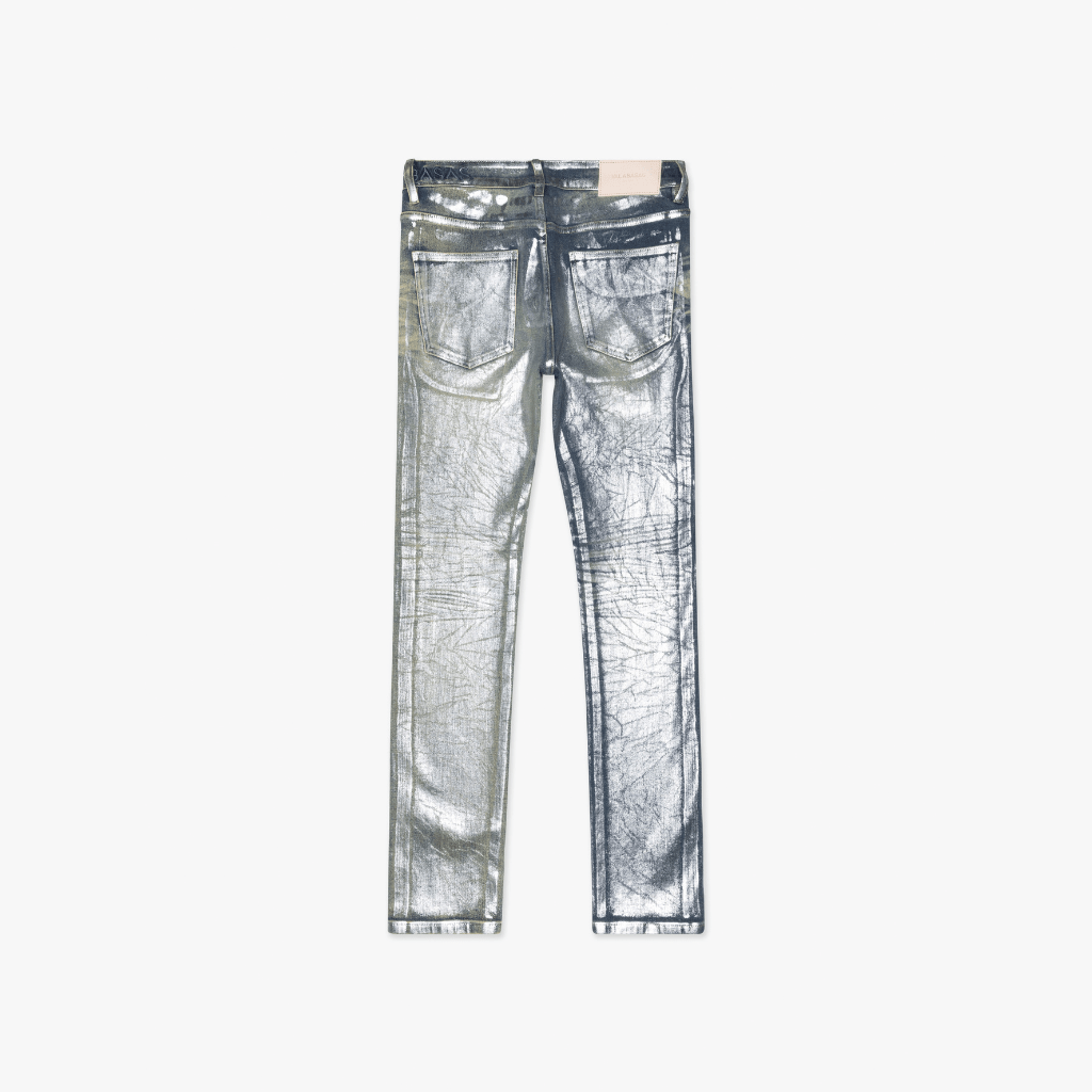 MENS VALABASAS "MR.FLEX" WAXED JEAN (SILVER WAXED)