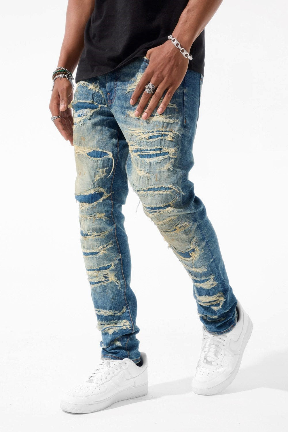 MENS JORDAN CRAIG GLADIATOR DENIM (DESERT)