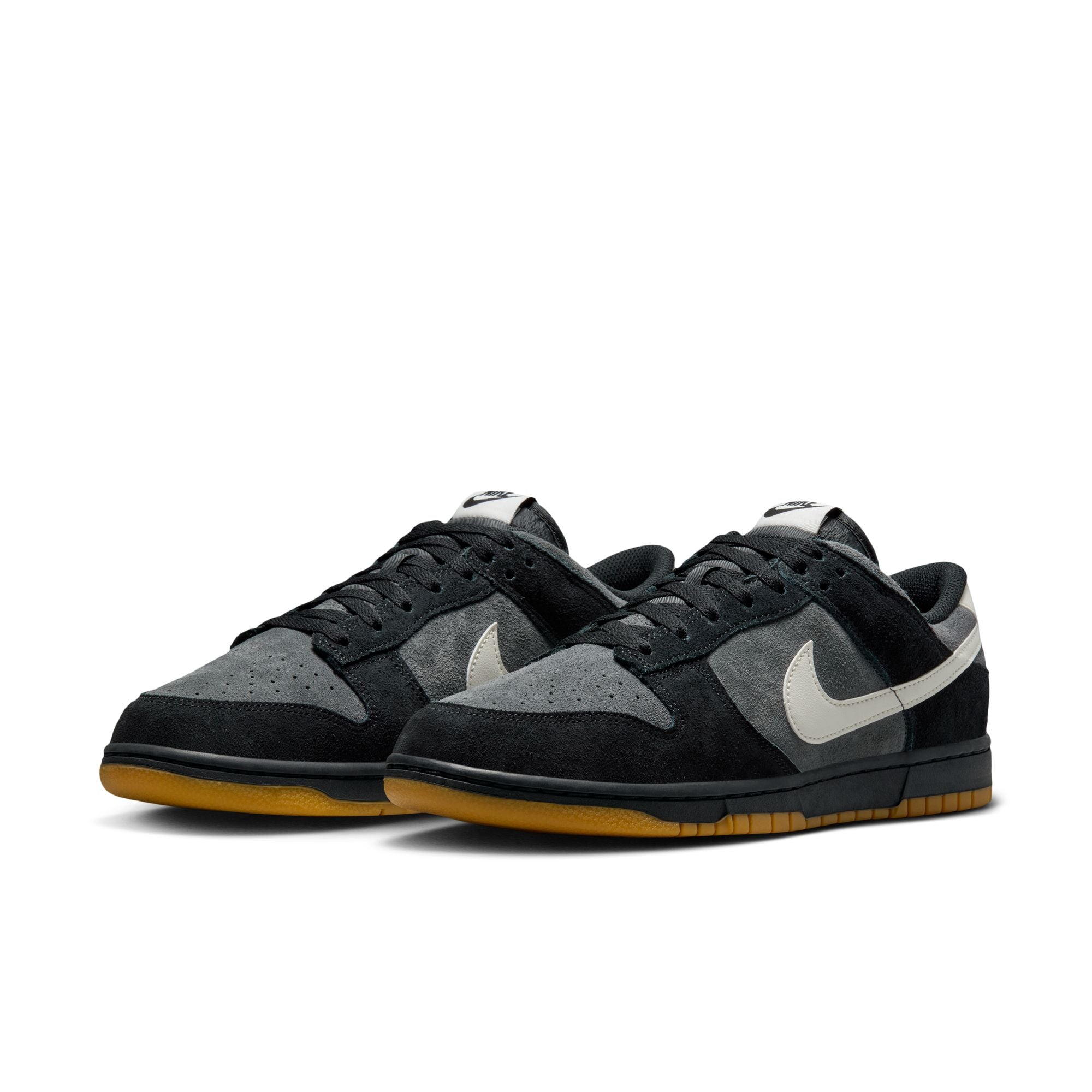 MENS NIKE DUNK LOW RETRO SE (BLACK/PALE IVORY/ANTHRACITE)