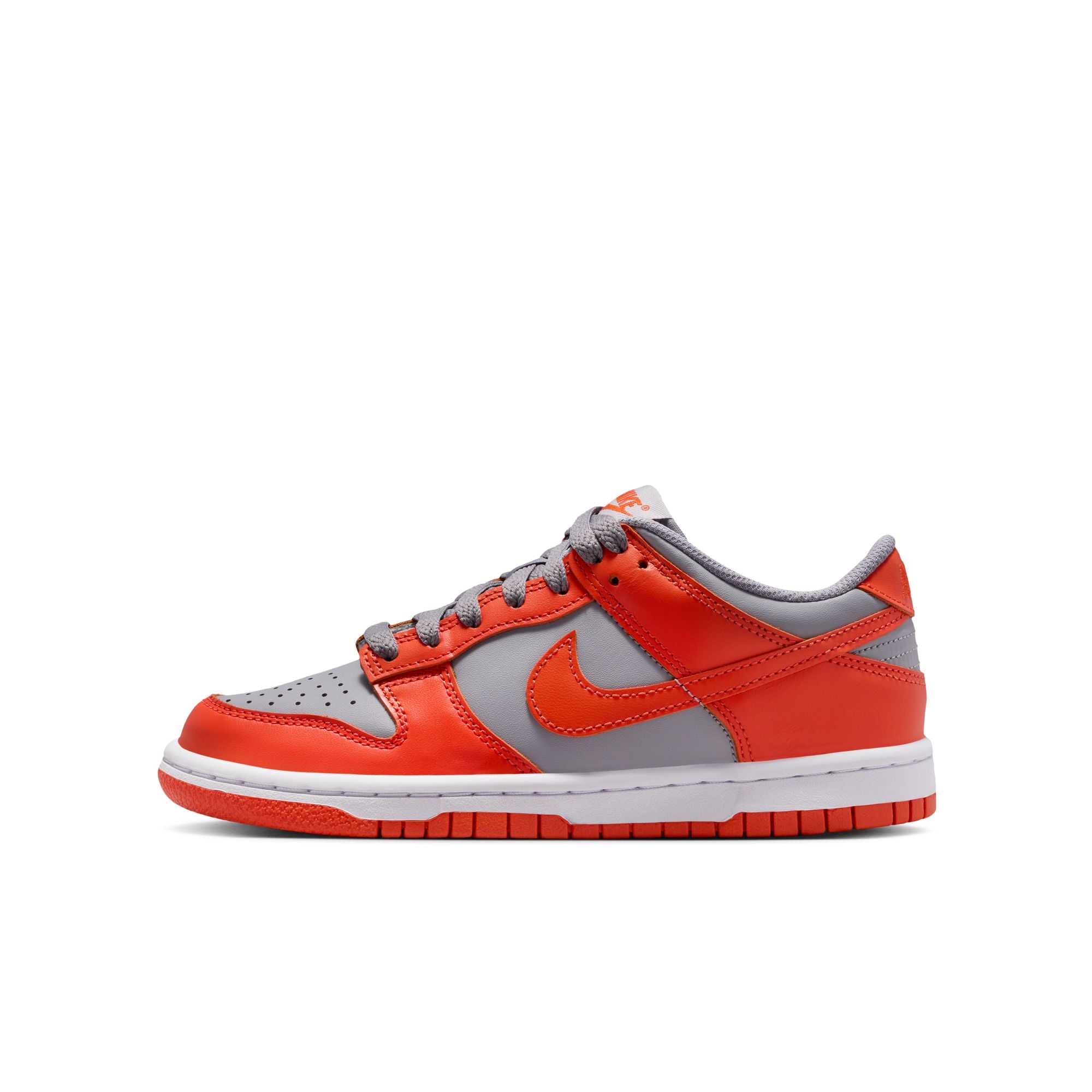 KIDS NIKE DUNK LOW GS (CEMENT GREY/TEAM ORANGE)