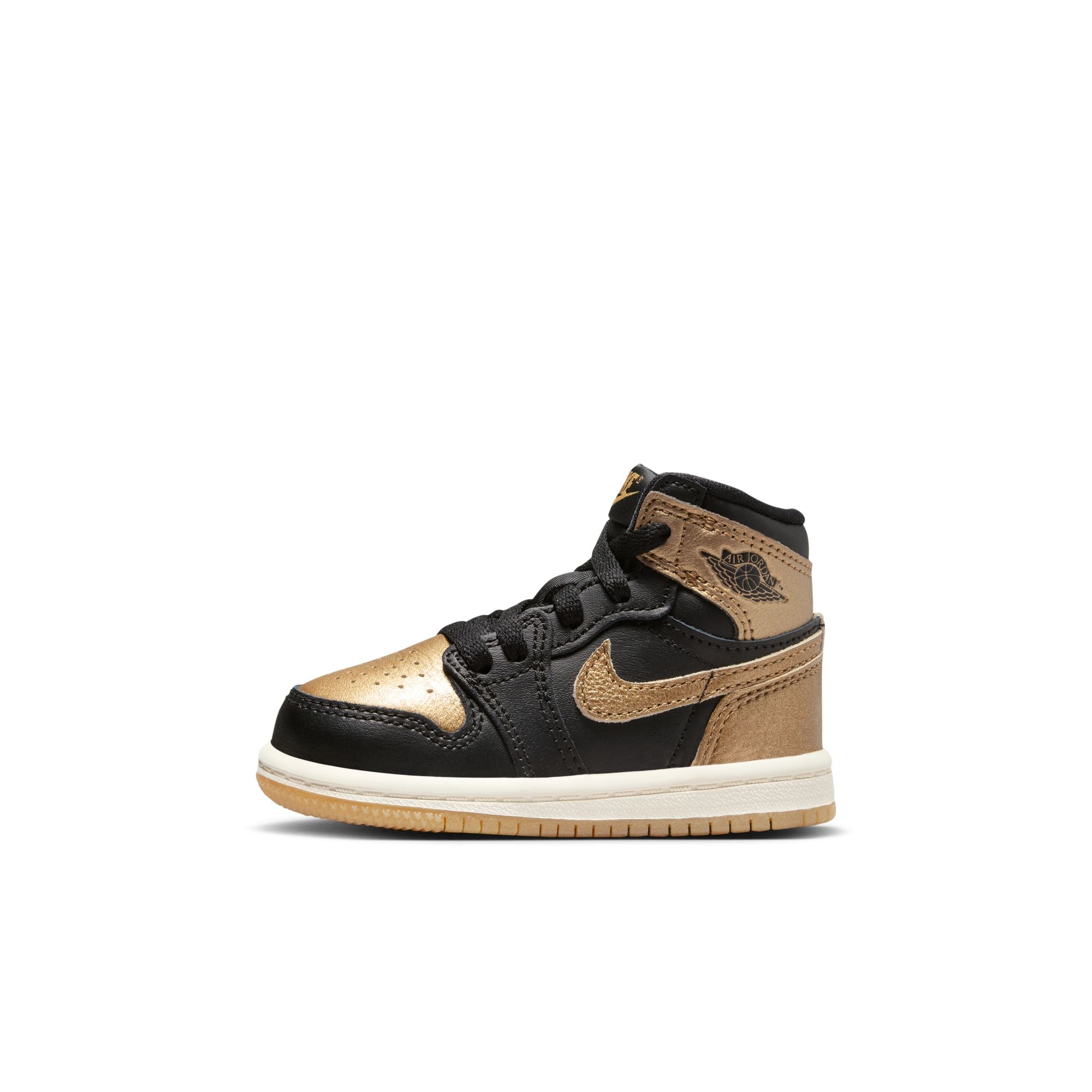 KIDS JORDAN 1 RETRO HIGH OG TD (METALLIC GOLD)