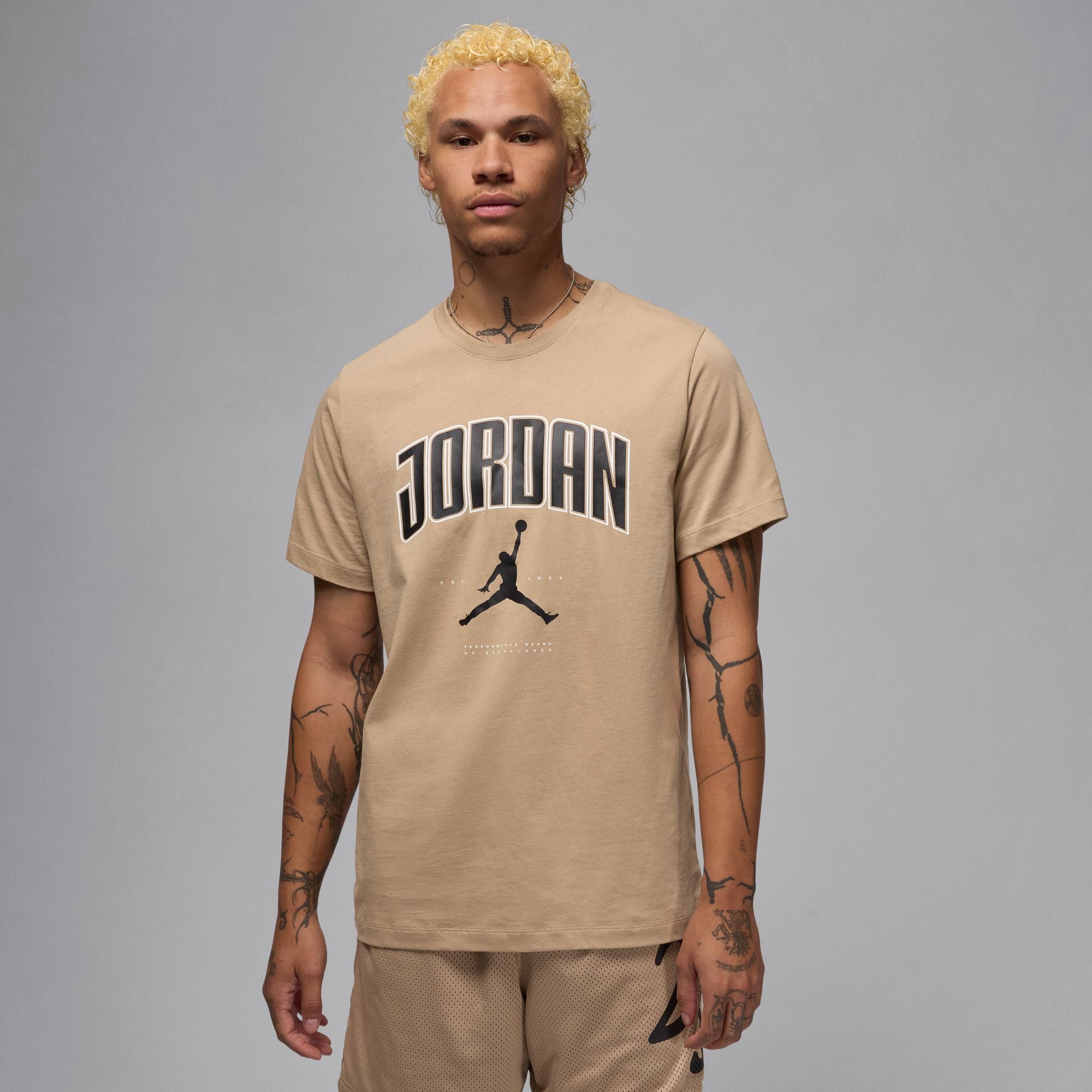 MENS JORDAN CITY 88 T-SHIRT (DESERT CAMO/BLACK)