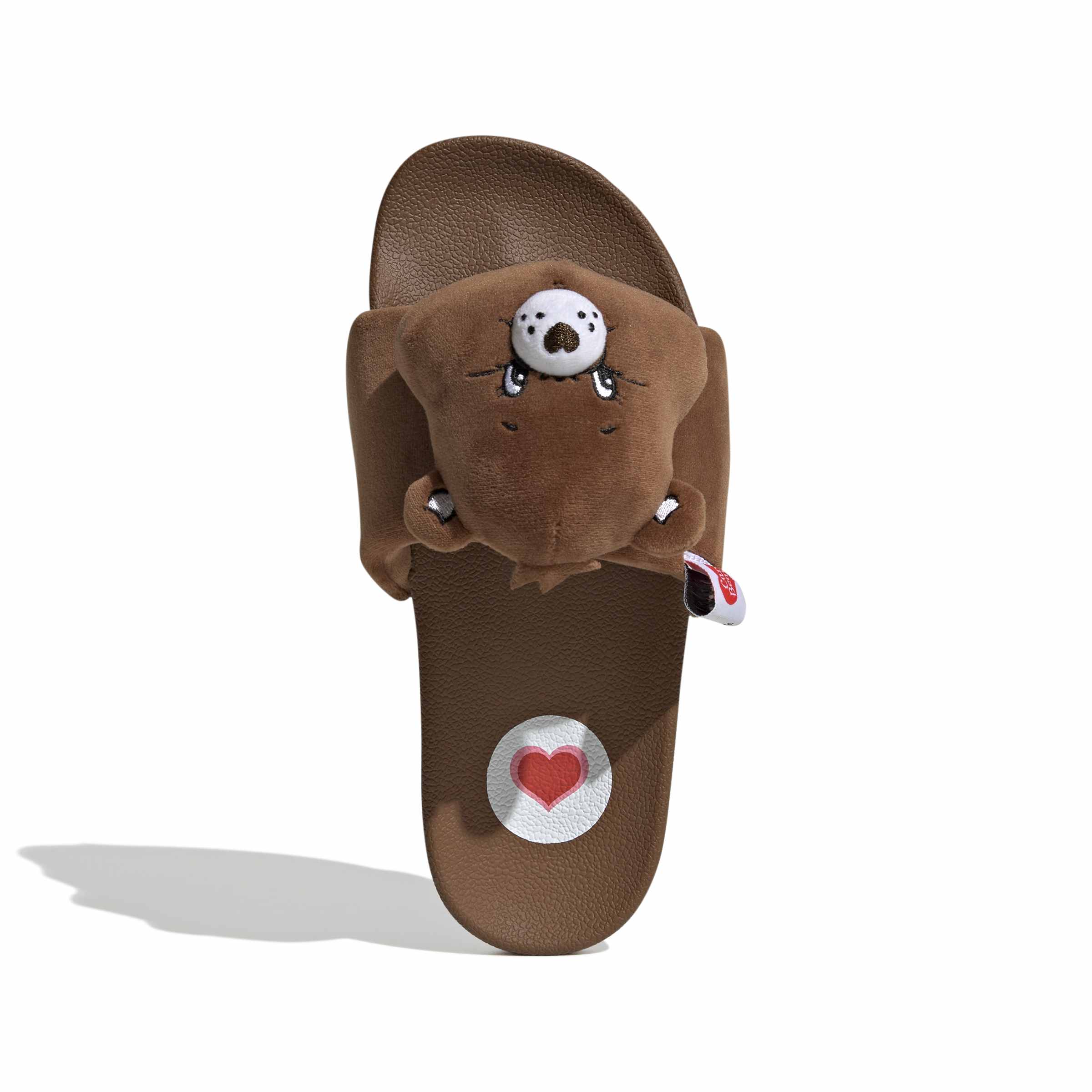 CARE BEARS X WOMENS ADIDAS ADILETTE SLIDE (BROWN)