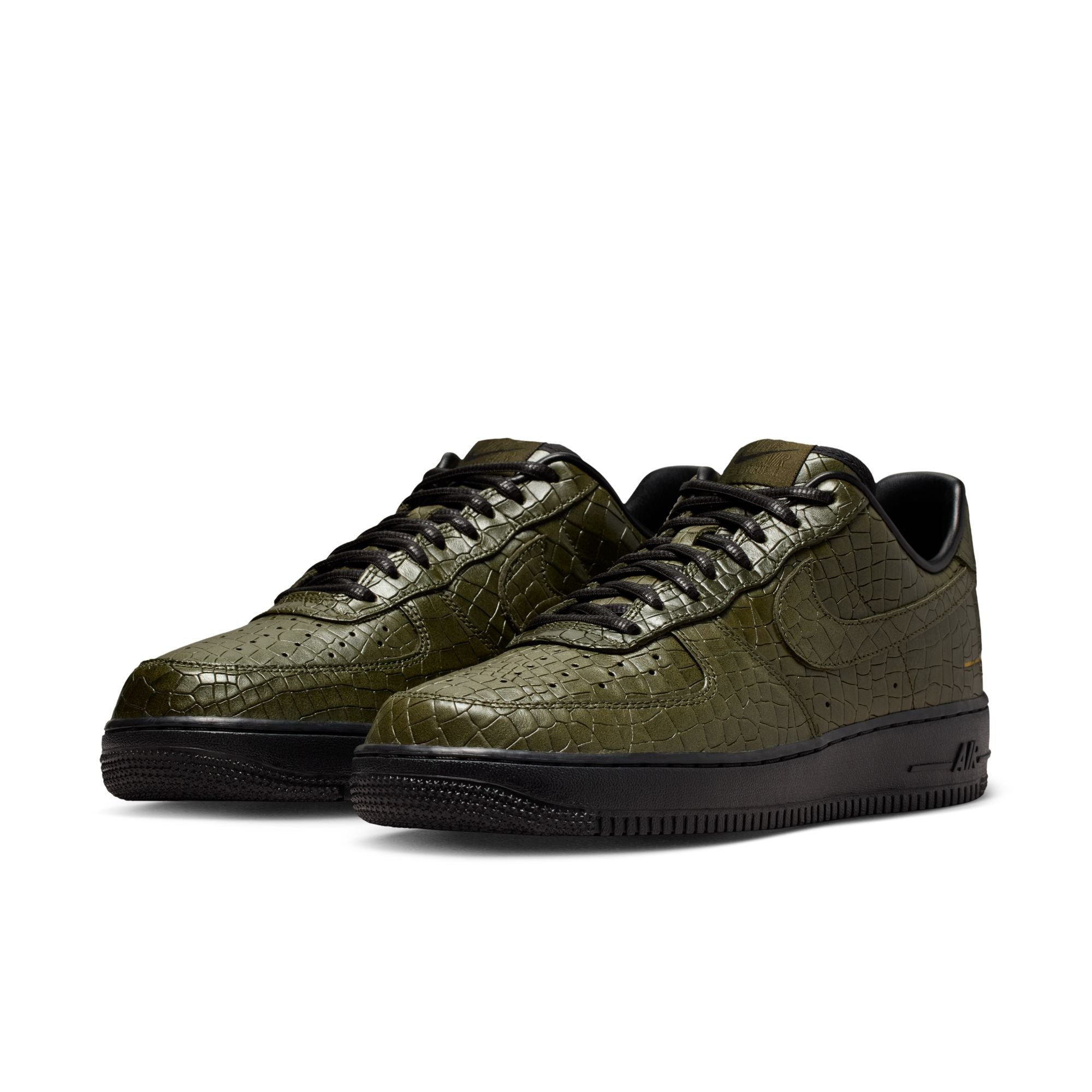 MENS NIKE AIR FORCE 1 '07 PRM (CARGO KHAKI CROC)